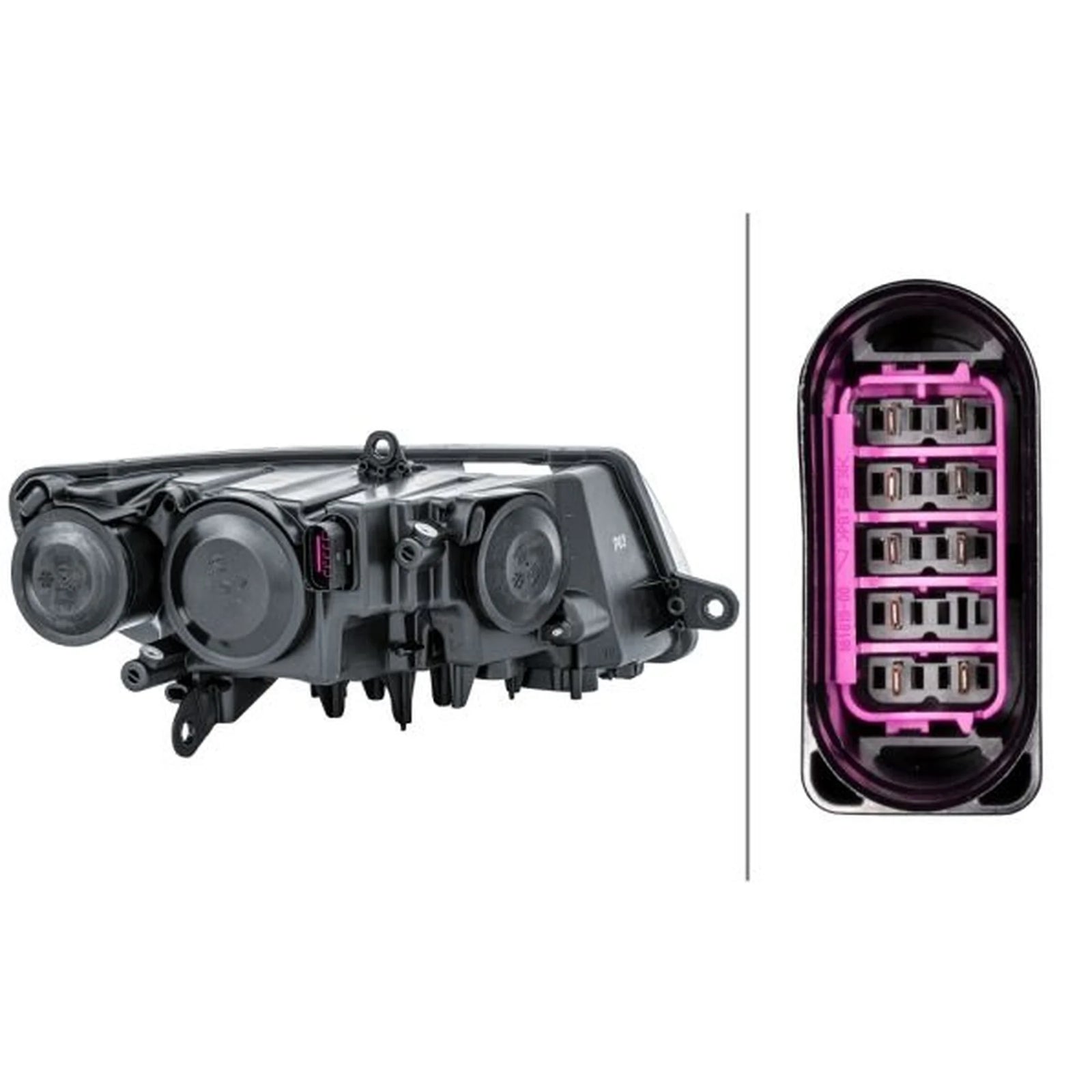 Hella Headlight Headlamp W5W Left 1EL 247 047-251