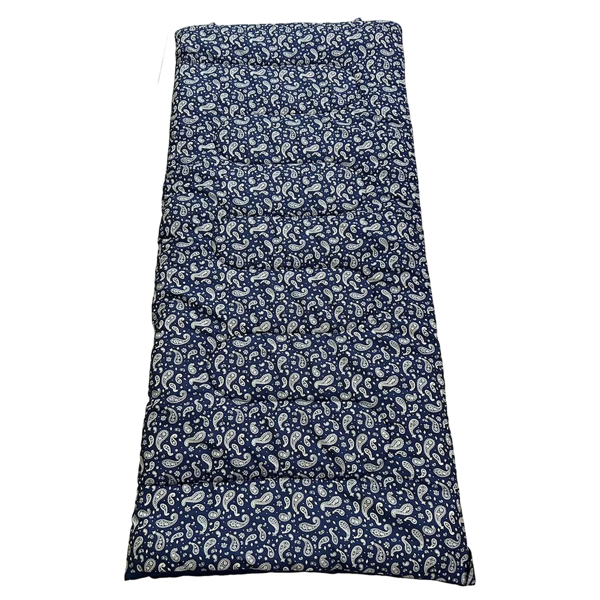 Quest Newfoundland Sleeping Bag & Pillow Case 200x100cm Navy Paisley