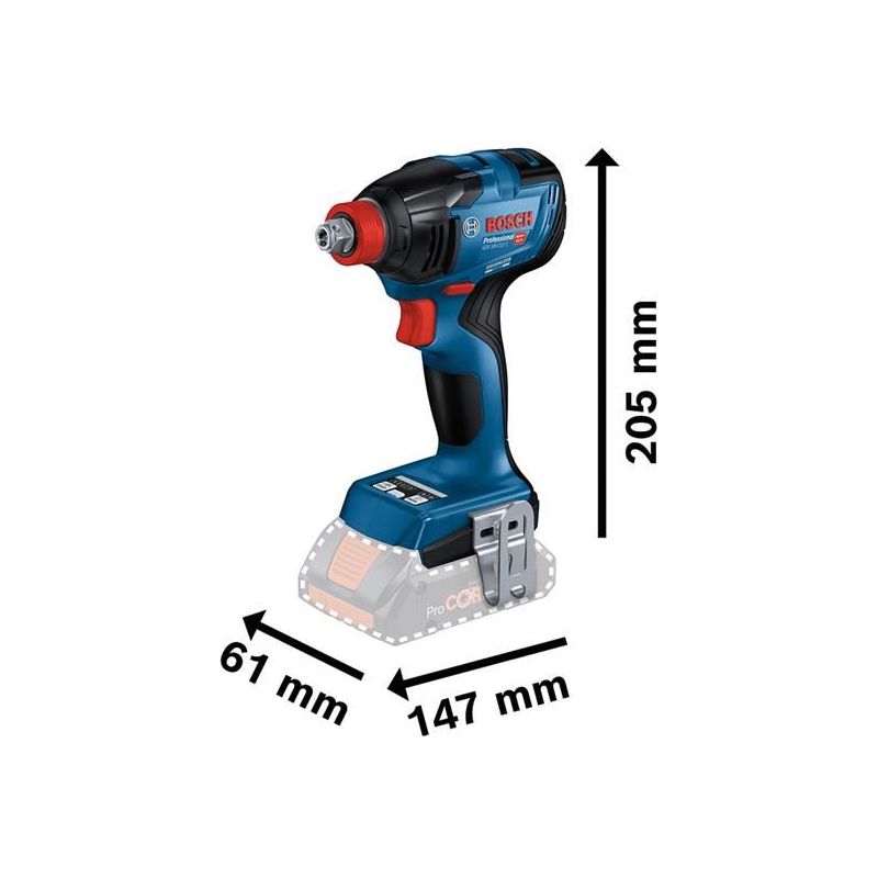 Bosch GDX 18V-210 C Professional Impact Driver/Wrench 18V Bare Unit