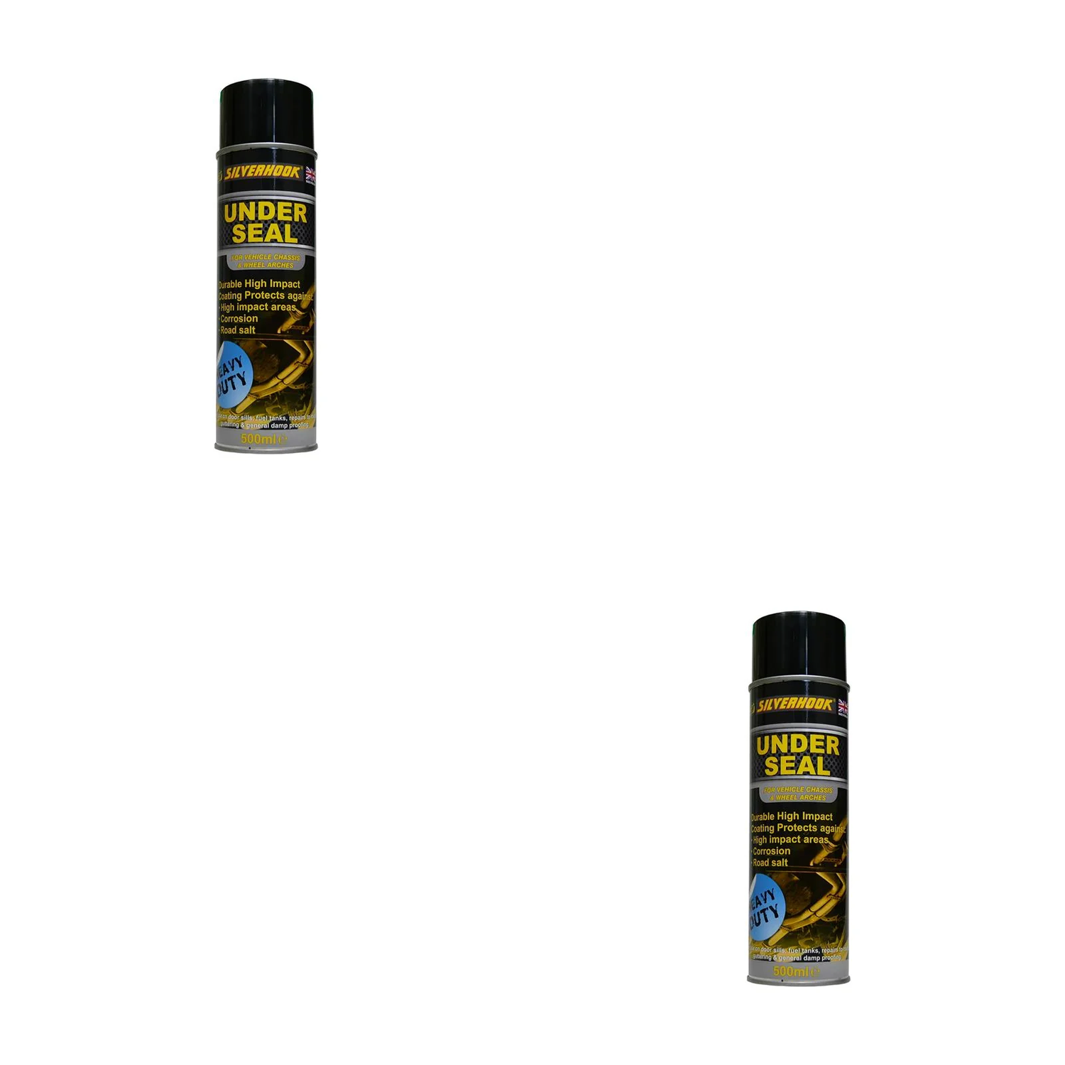 Silverhook Bitumastic Under Seal Spray Paint 500ml - SGUS1