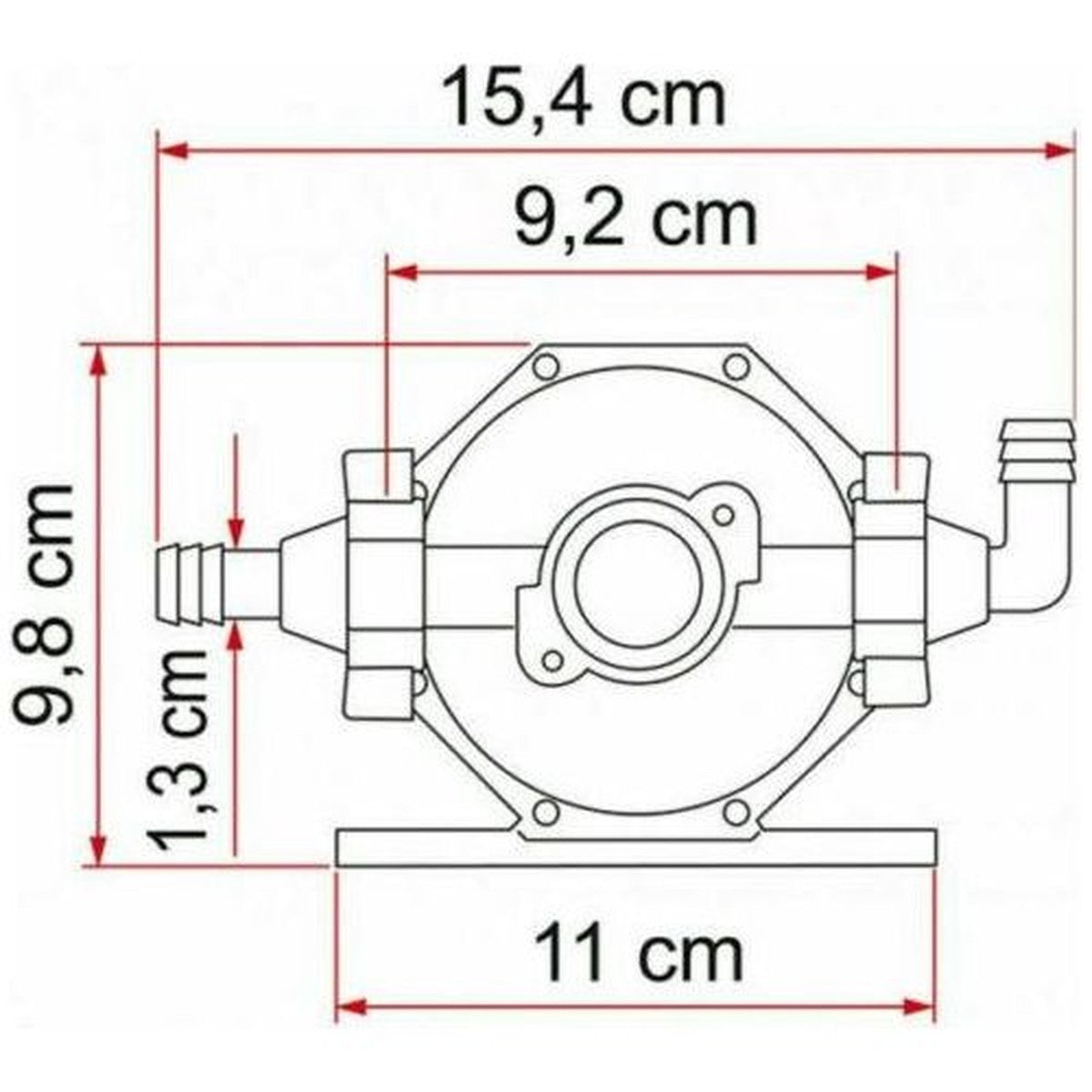 Fiamma A20 Expansion Tank - Accumulator Tank - Caravan / Motorhome / Boat 02478-01-
