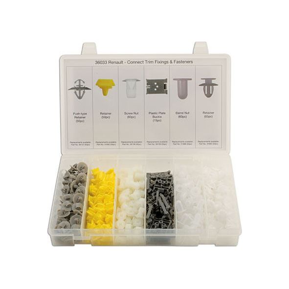 Connect for Renault Assorted Trim Clips 300pc 36033