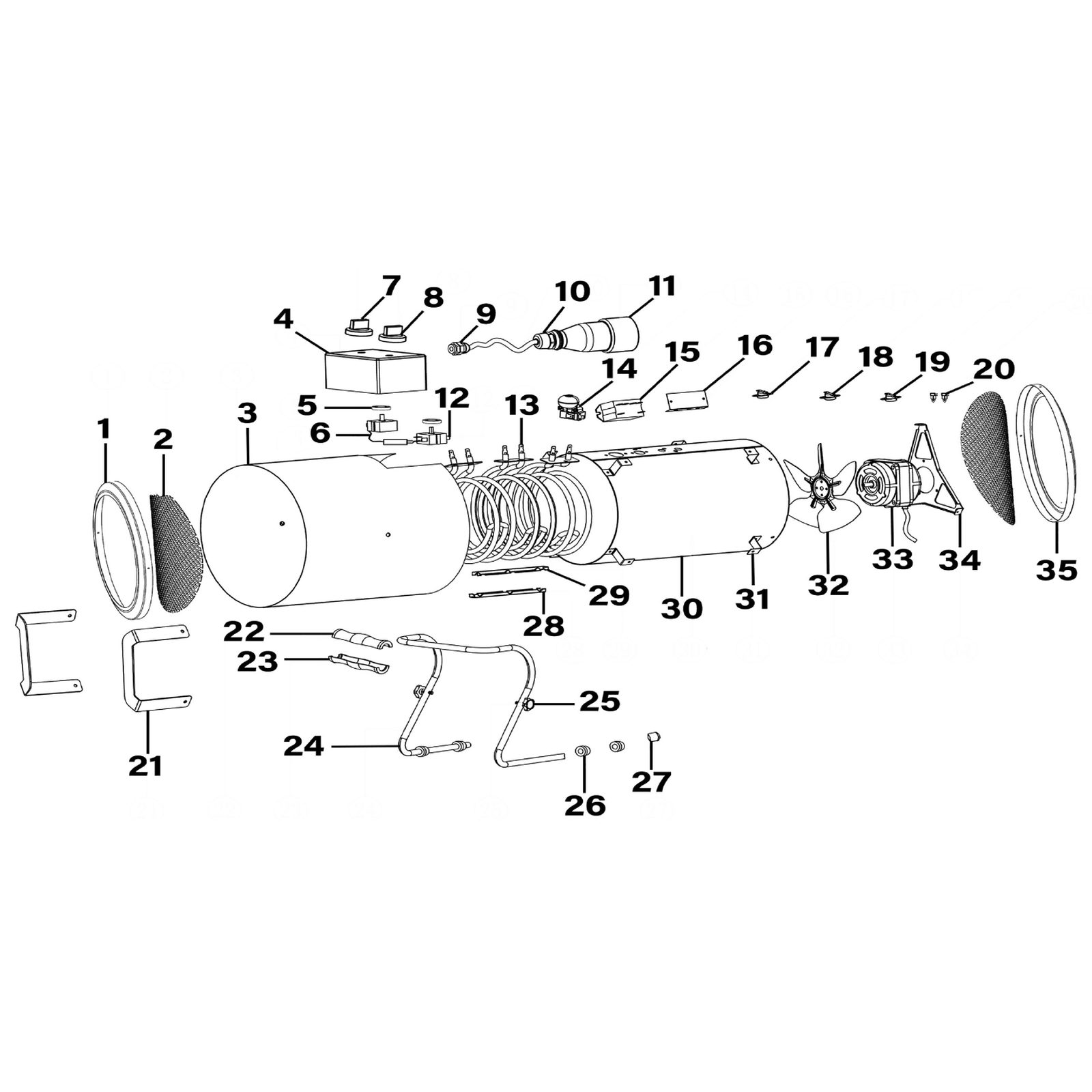 Sealey Adjustable Thermostat EH9001-V2-06