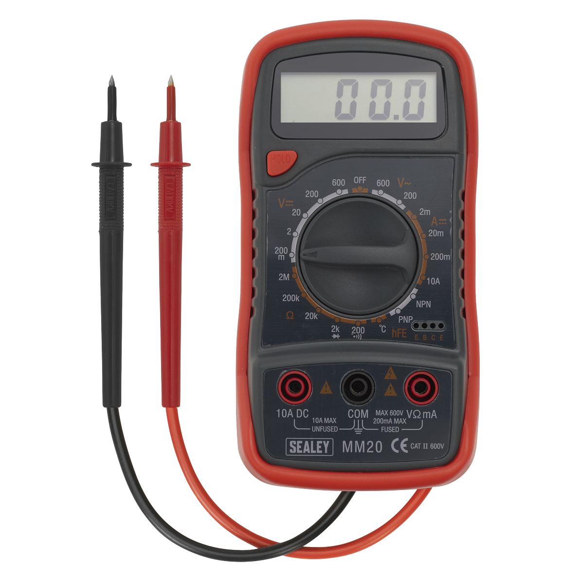 Sealey Digital Multimeter 8-Function with Thermocouple mm20