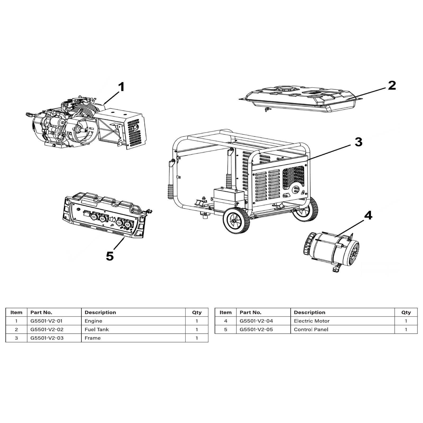 Sealey Engine G5501-V2-01