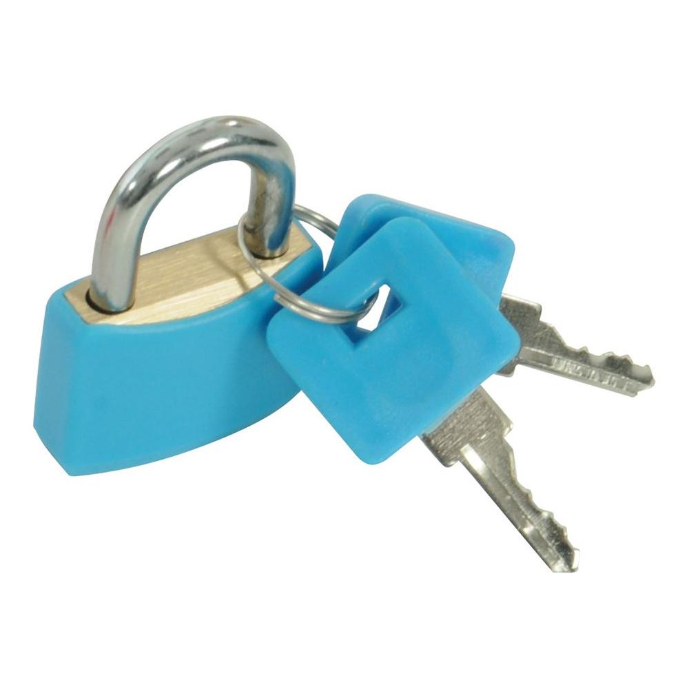 Silverline Hi-Vis Brass Padlocks Set 4pce 20mm
