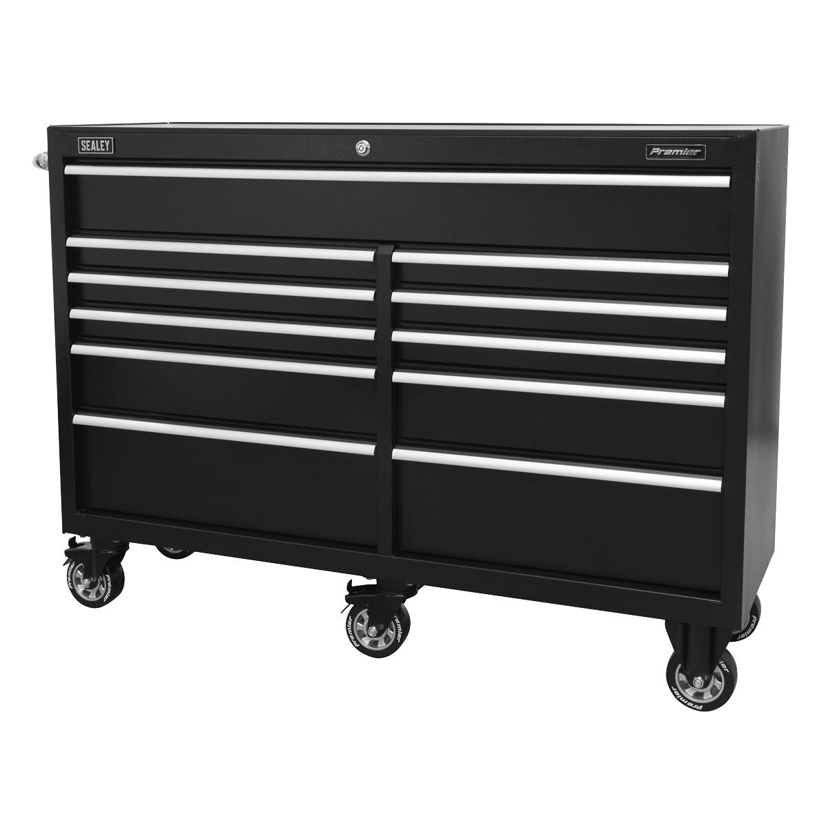 Sealey Rollcab 11 Drawer 1430mm Heavy-Duty Black PTB143011