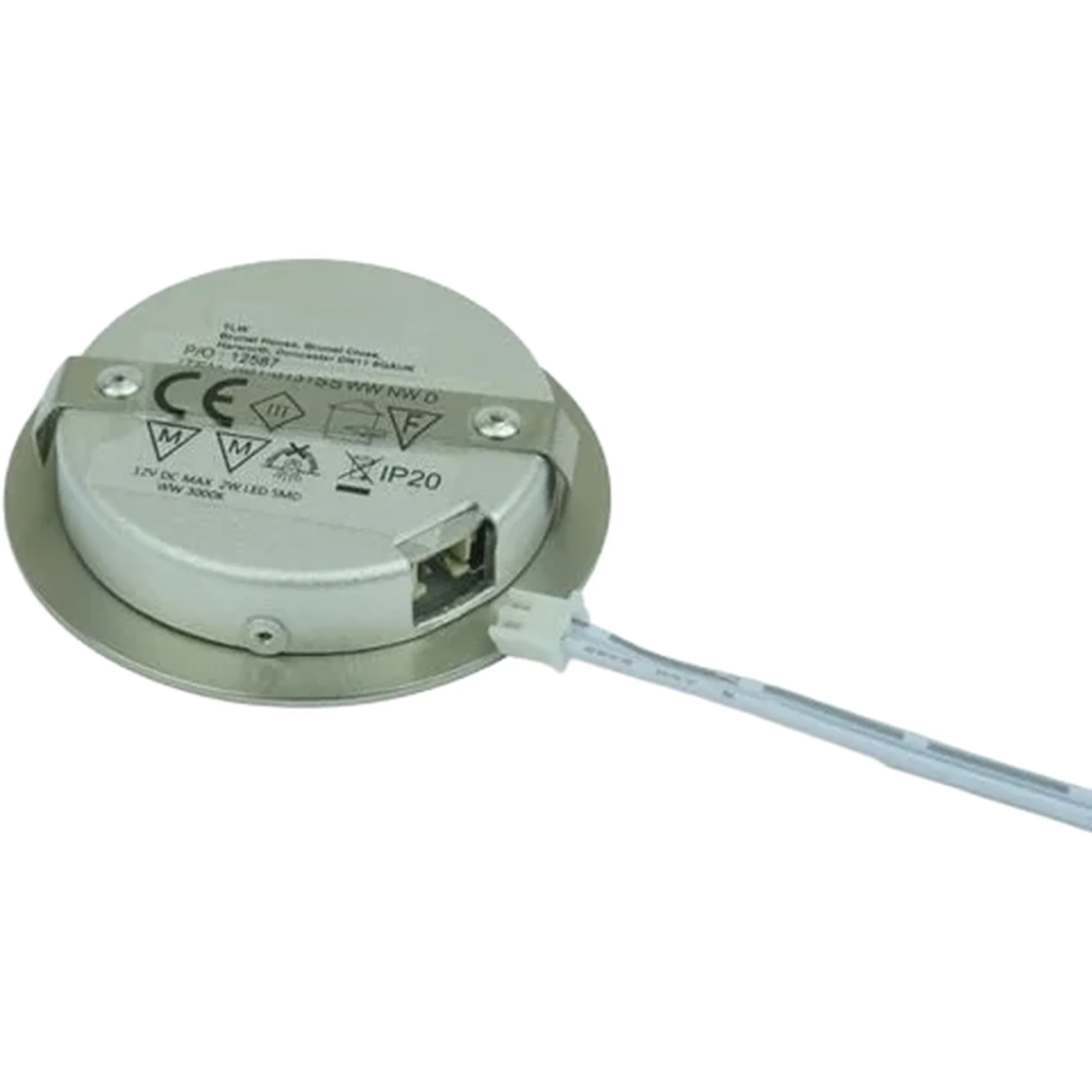 Luxlite Round Chrome 12V LED Recessed Downlight