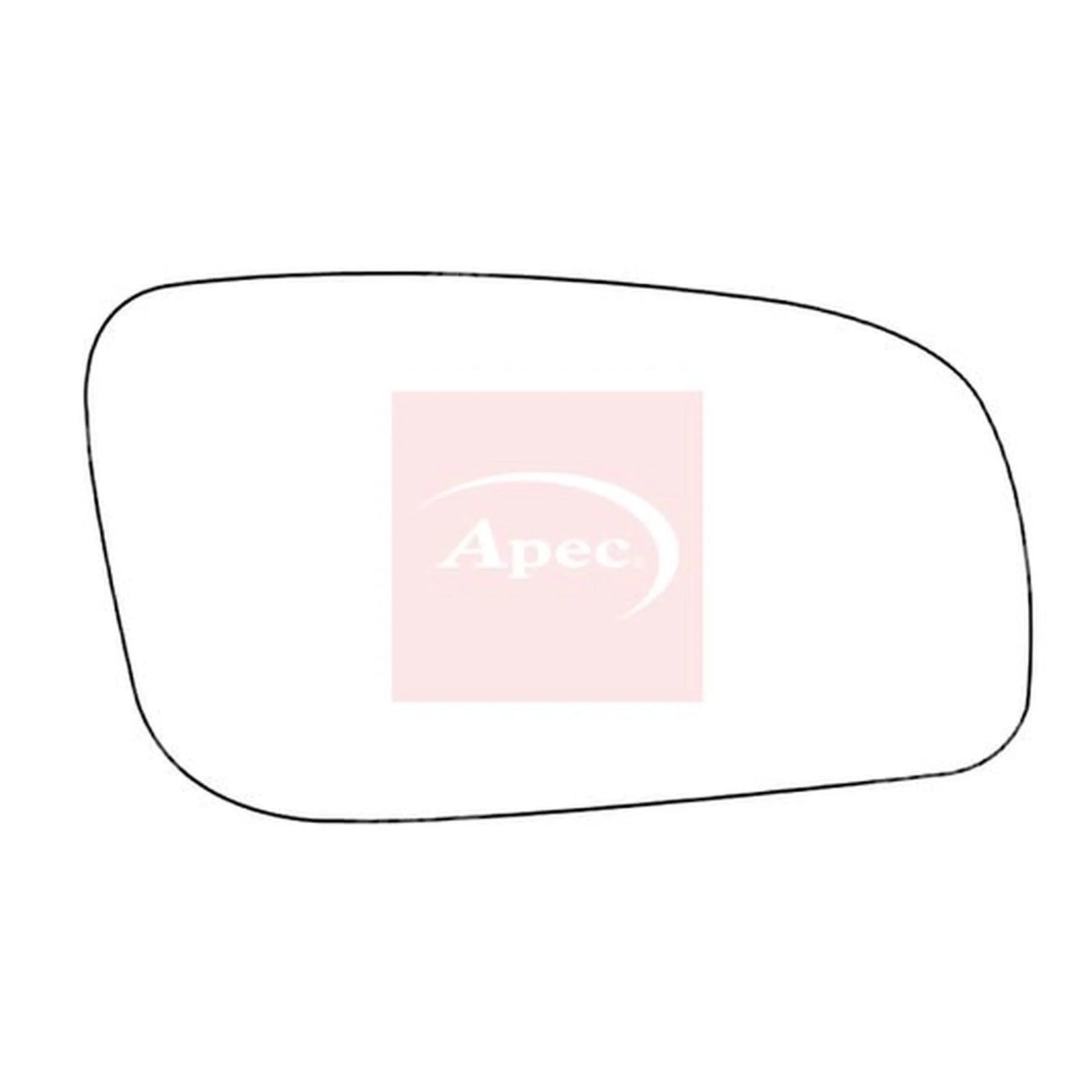 Apec Exterior Wing Mirror Glass Right AMS2198