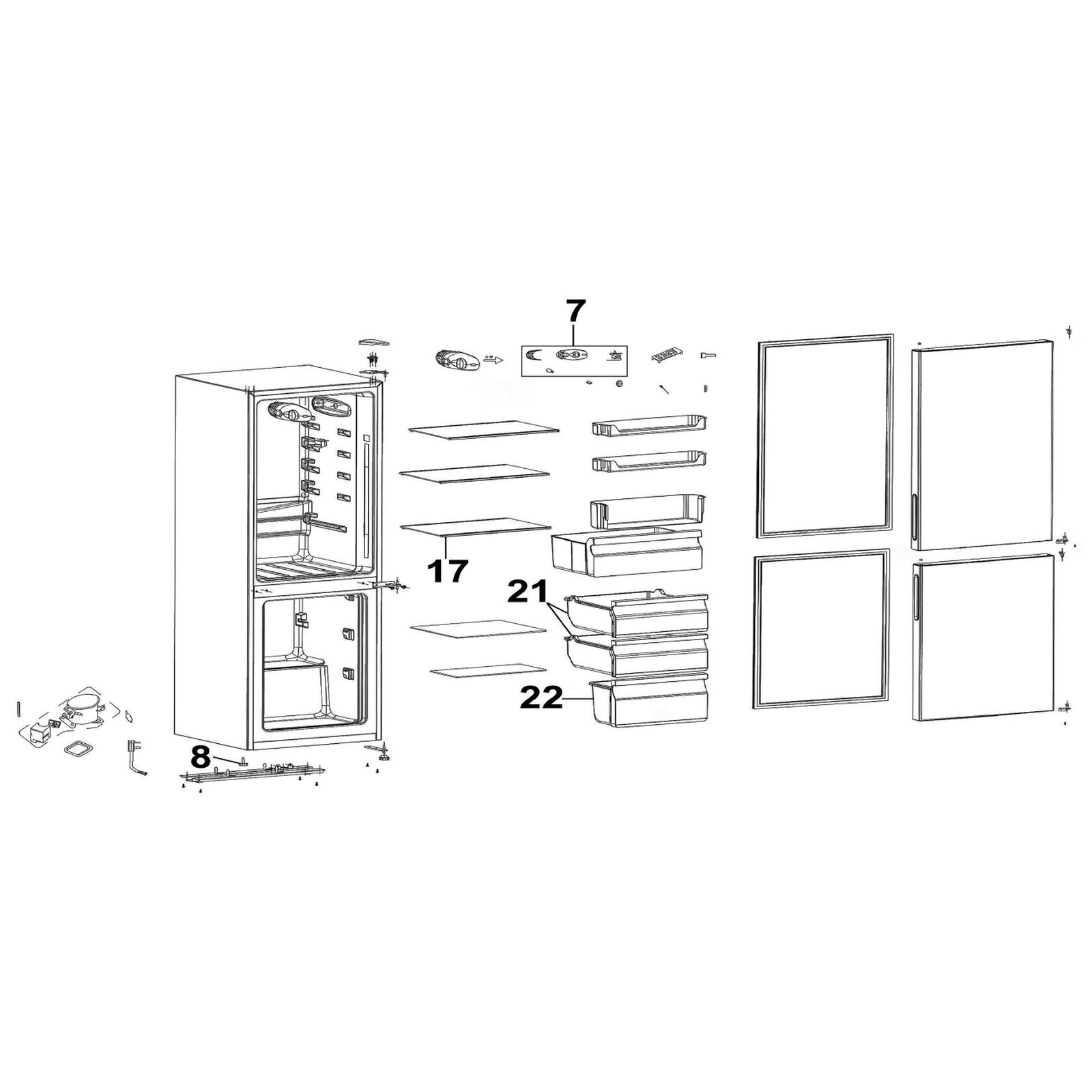 Sealey Freezer Drawer DH10717