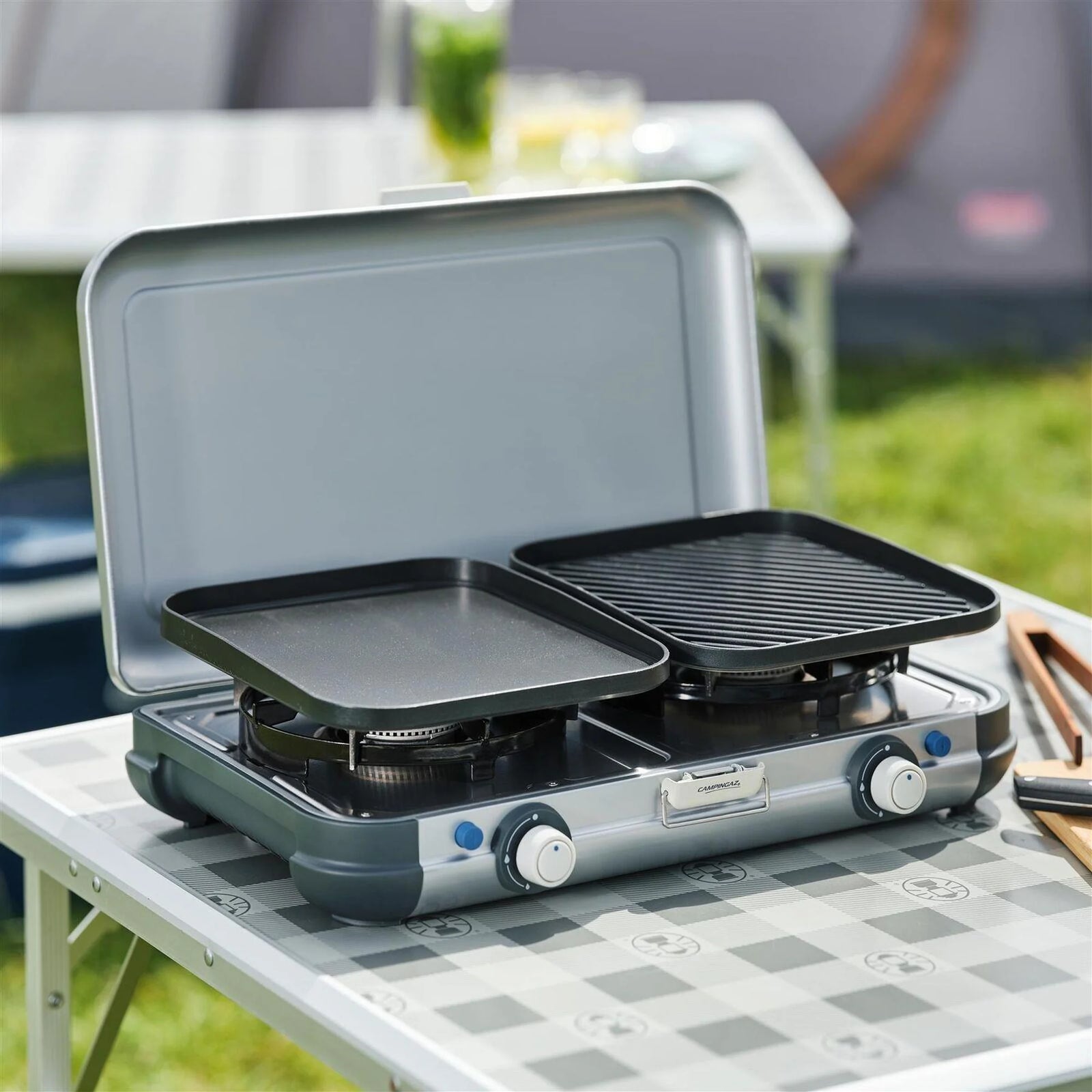 Campingaz Camping Kitchen 2 Grill & Go Double Burner Portable Stove