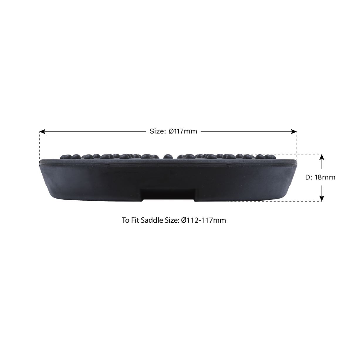 Sealey Safety Rubber Jack Pad Type B JP18