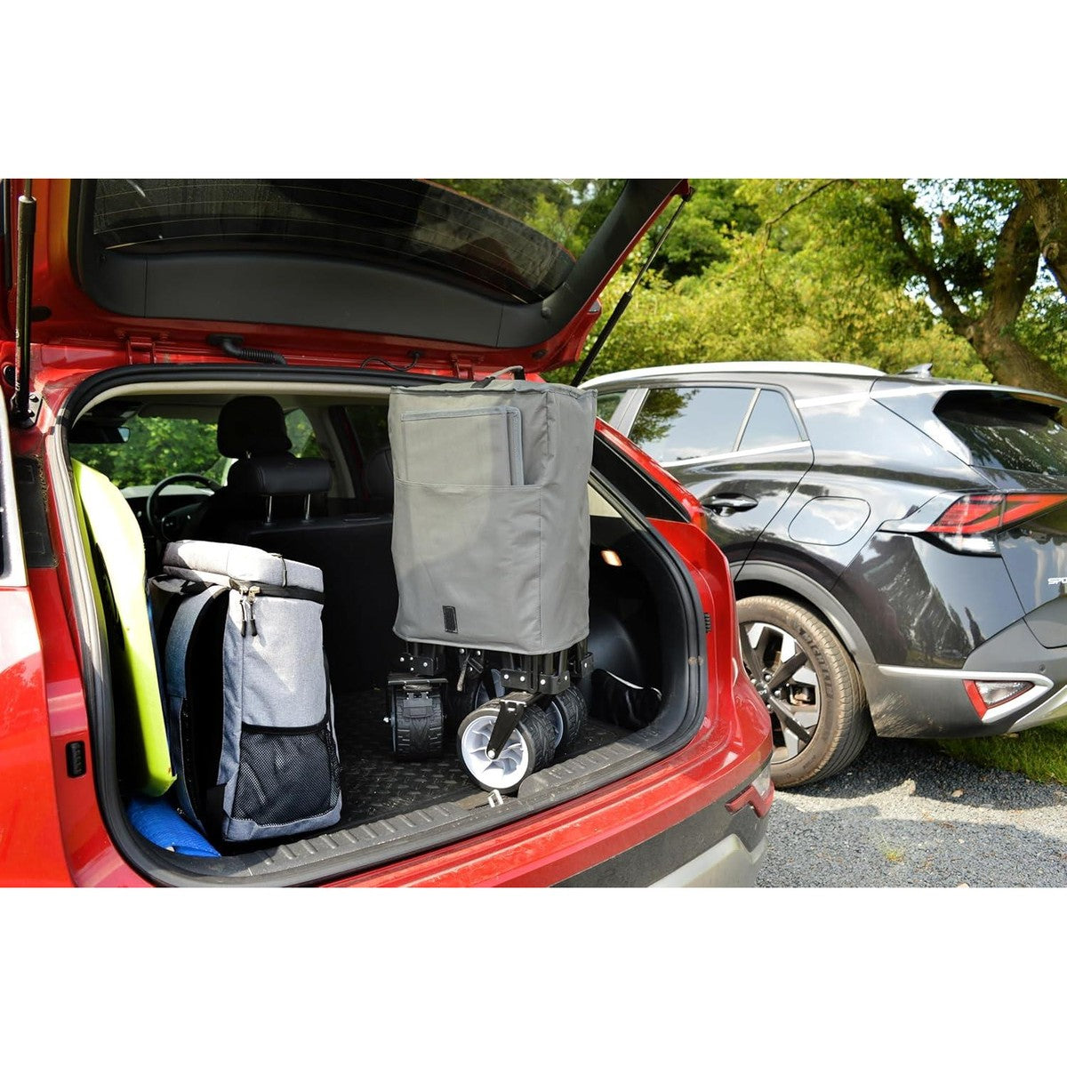 Maypole Easy Load Camping Cart XL Pull Along Trolley 150L Capacity