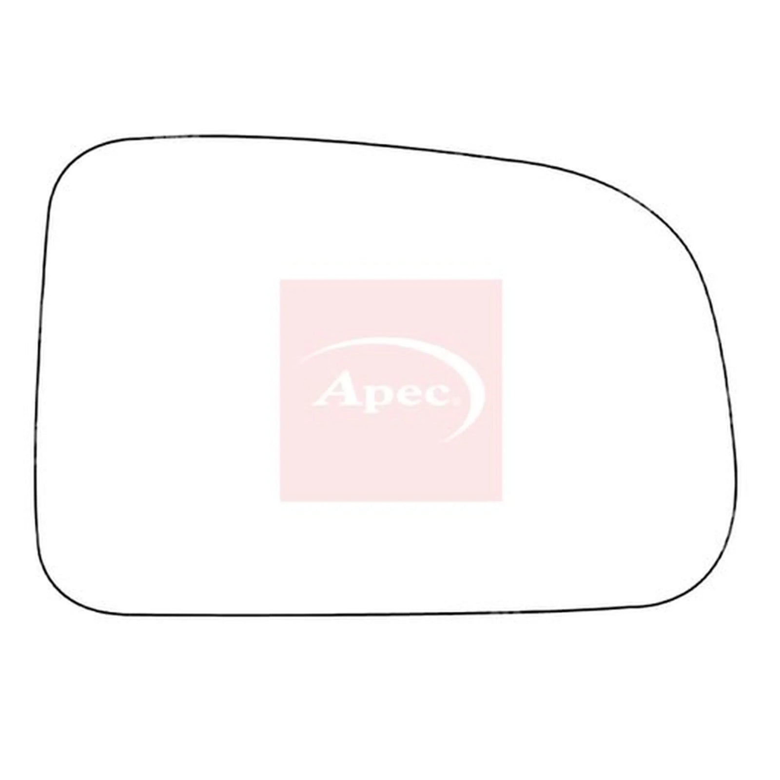 Apec Exterior Wing Mirror Glass Right AMS2608