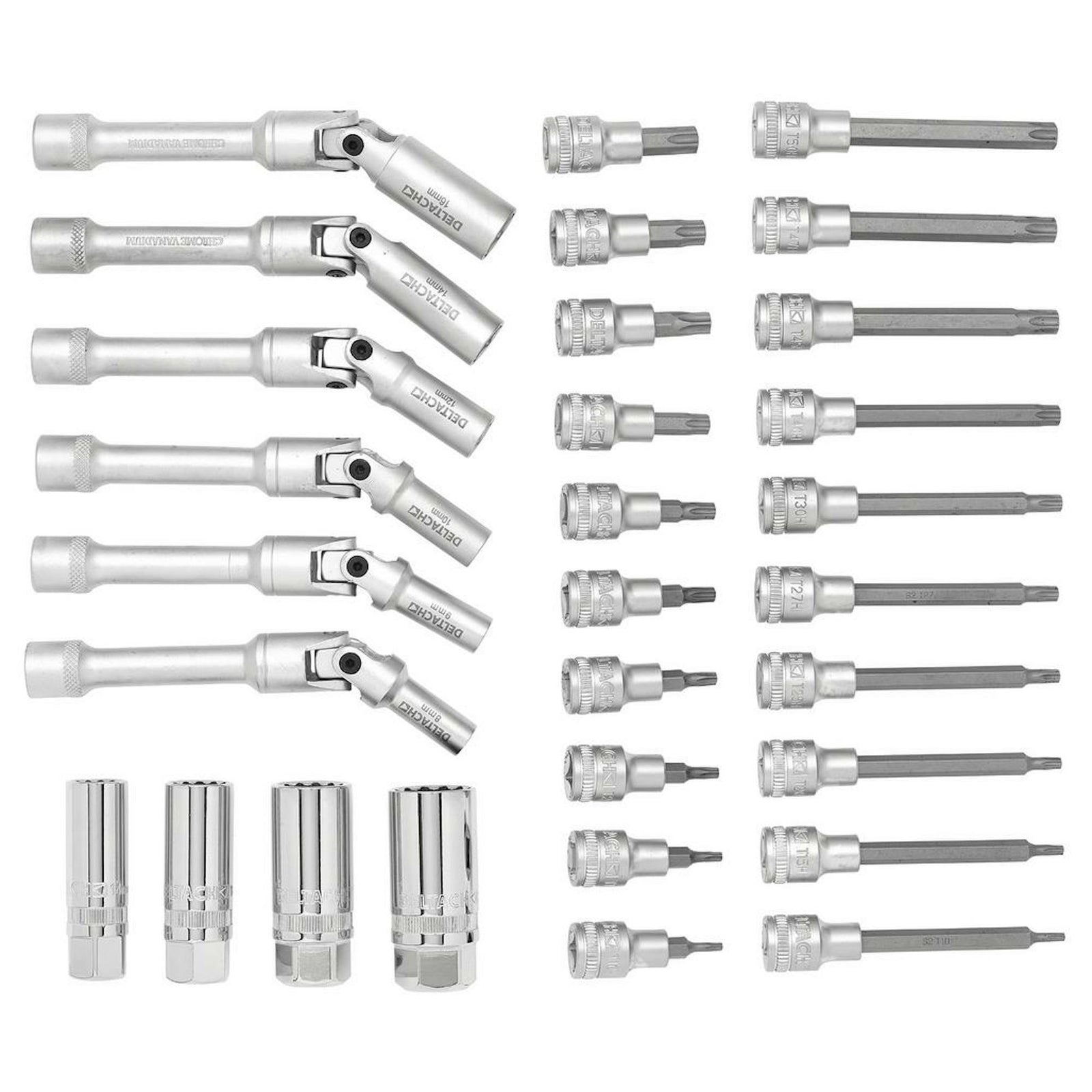 BUNKER Spark and Glow Plug Set in EVA Foam Inlay, 3/8" (20 Piece)