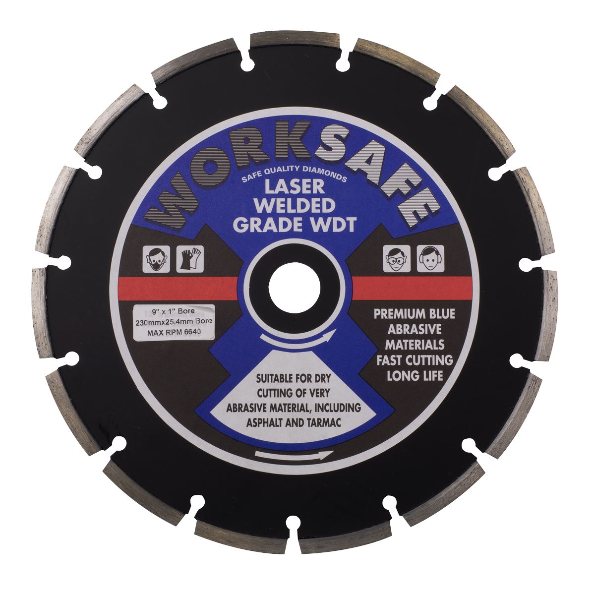 Sealey Asphalt/Tarmac Diamond Blade230 x22mm WDT230