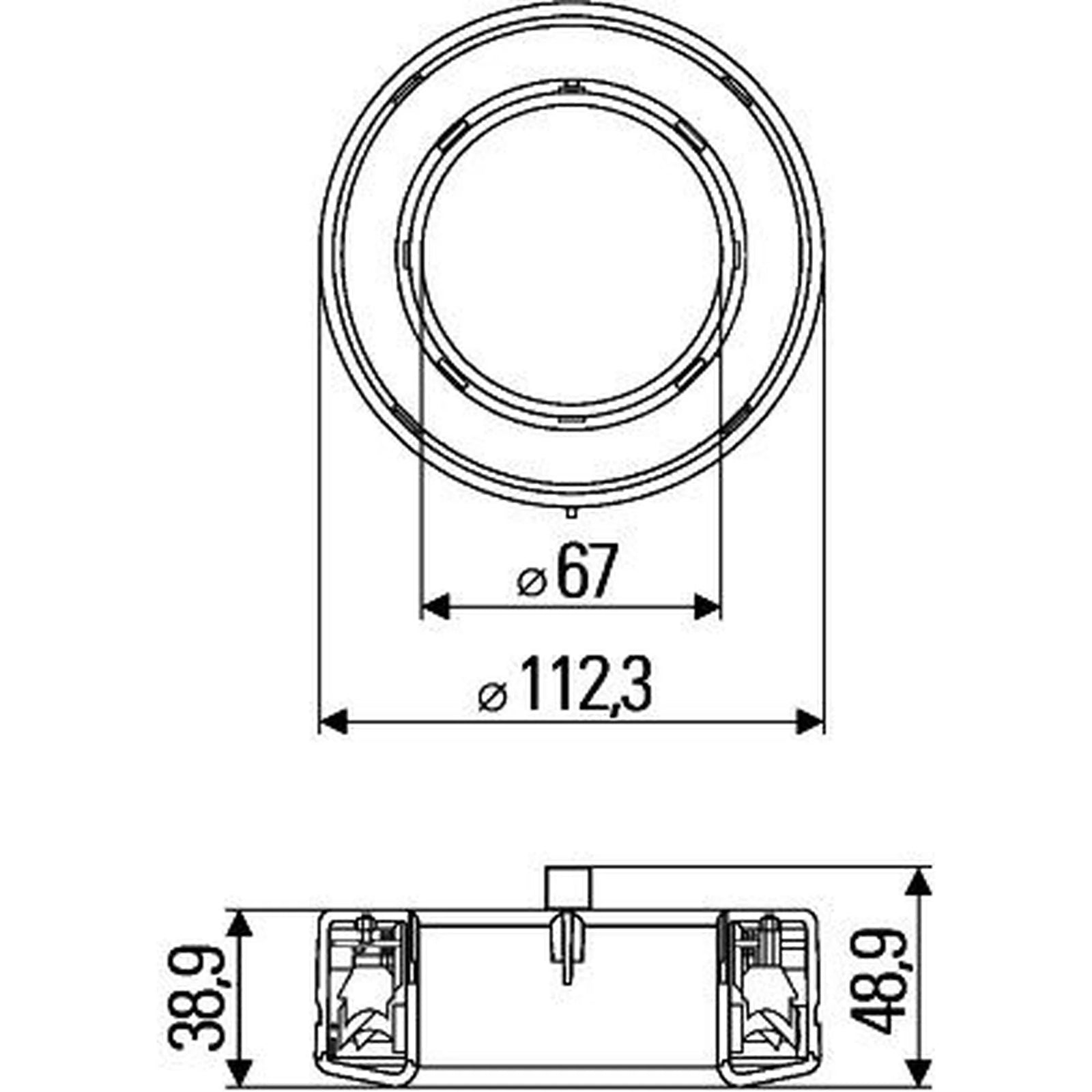 Hella Tail Light / Lamp LED Right 2SB 009 362-301