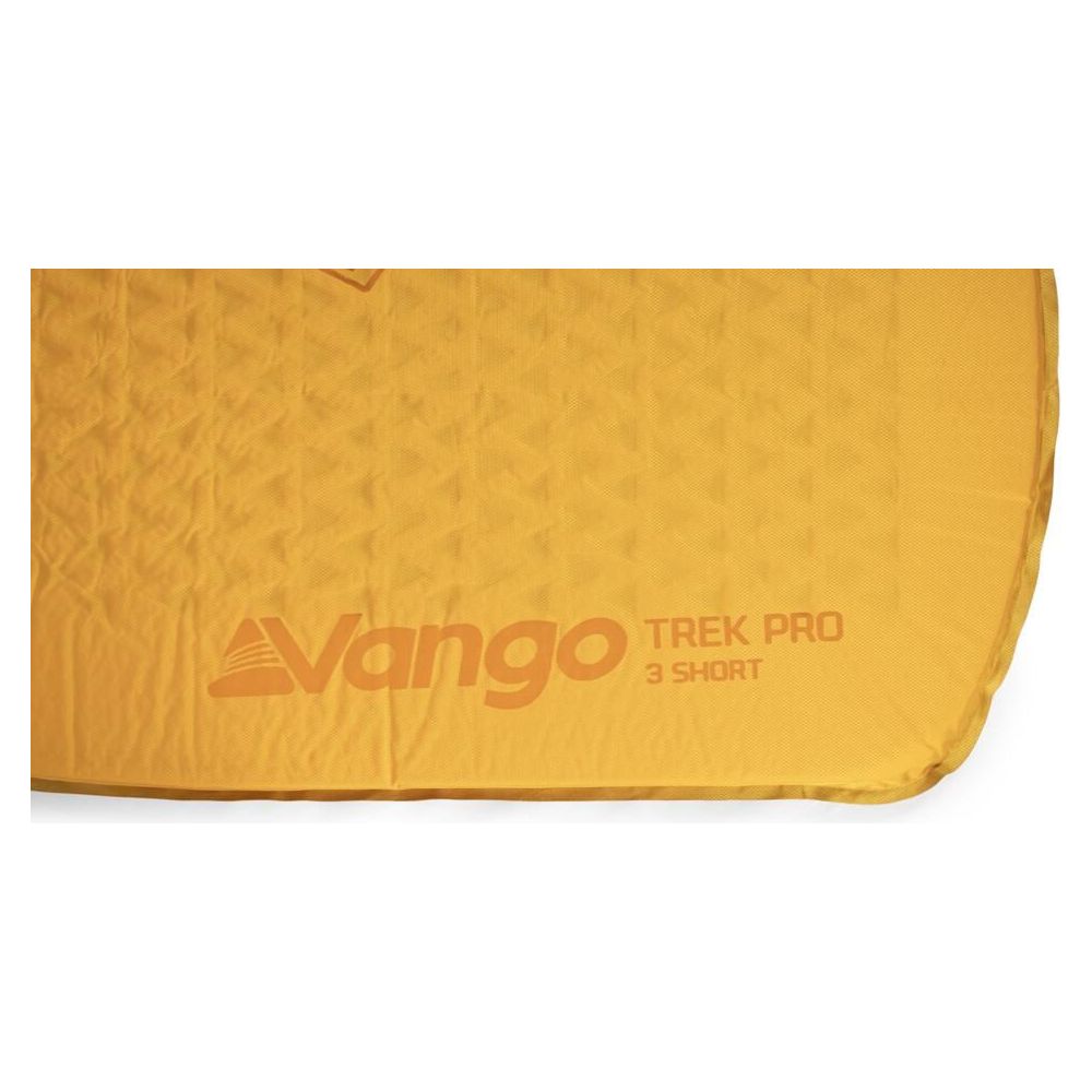 Vango Trek Pro 3 Short Self inflating Sleep Mat Yellow Blaze