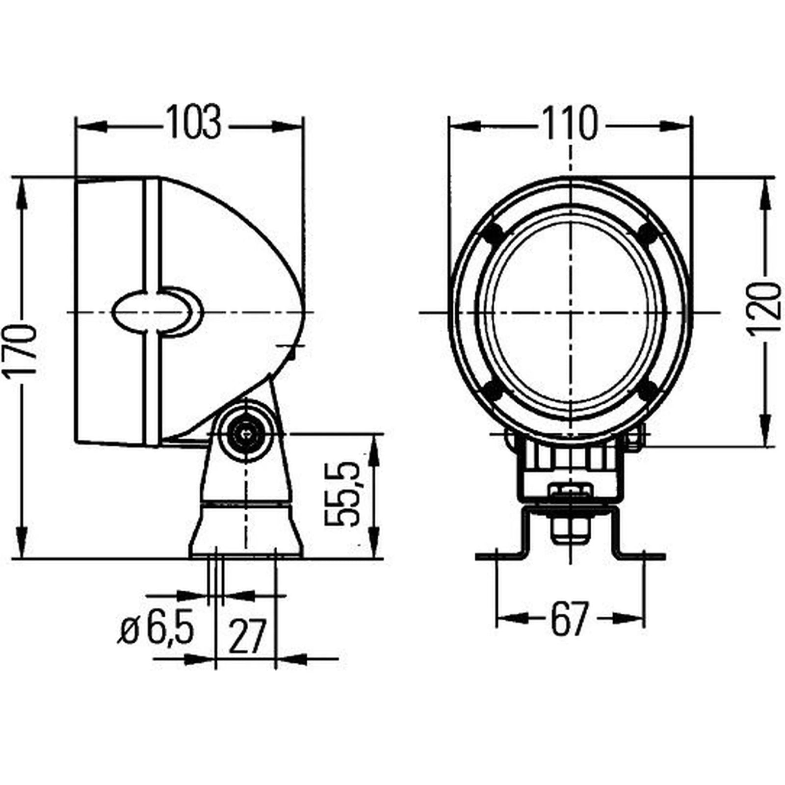 Hella Worklight High 1GM 996 134-081