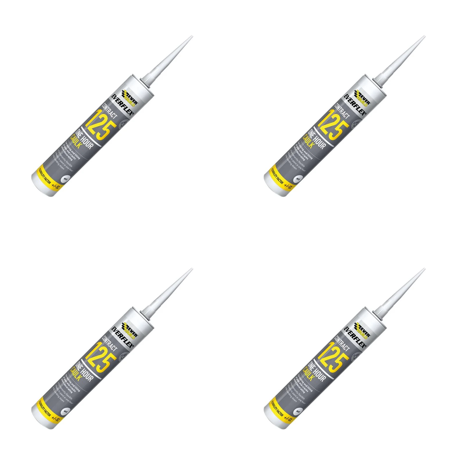 Everbuild Sika SikaSeal® One Hour Caulk White 300ml - 879014