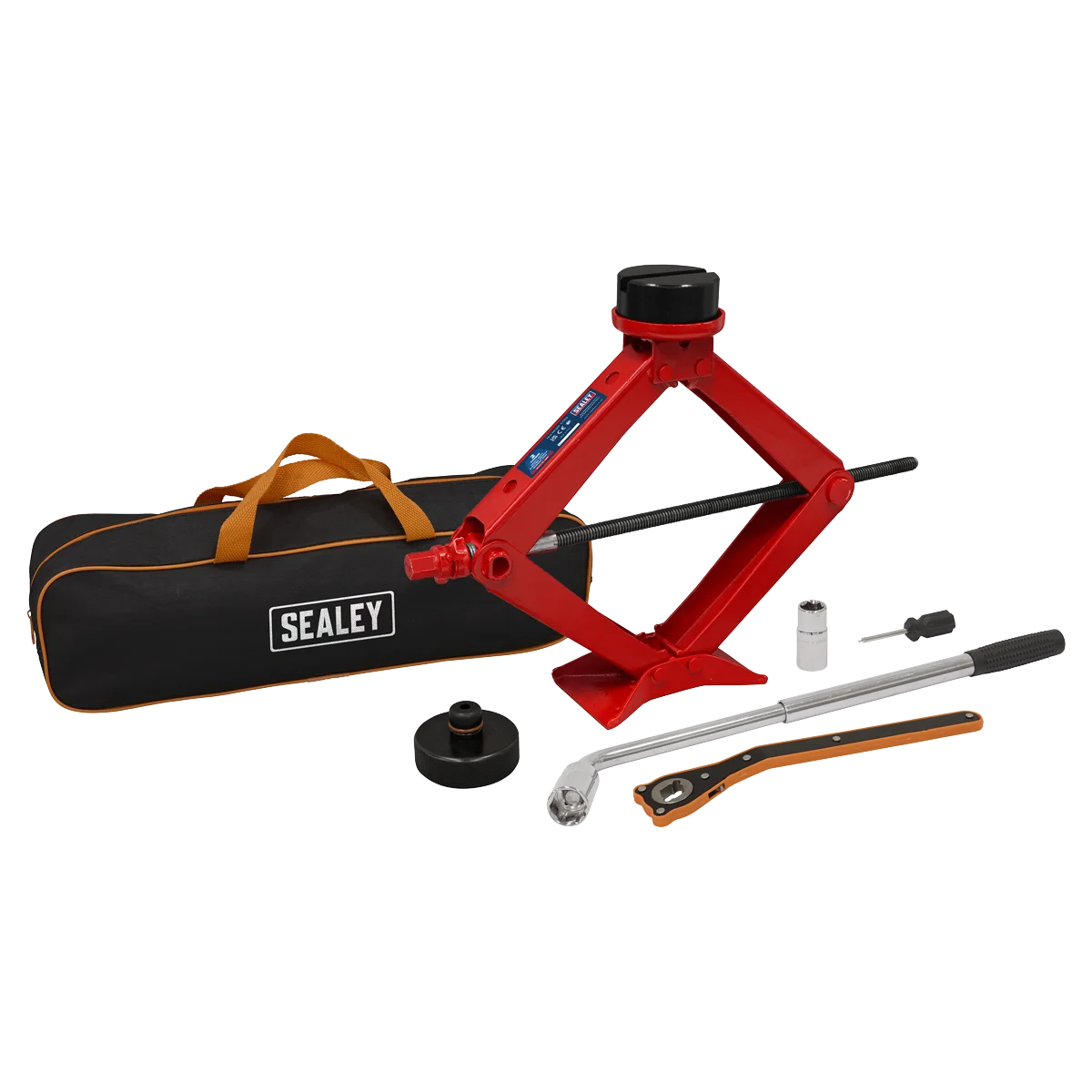 Sealey Heavy-Duty Scissor Jack Kit 2 Tonne for Electric Vehicles