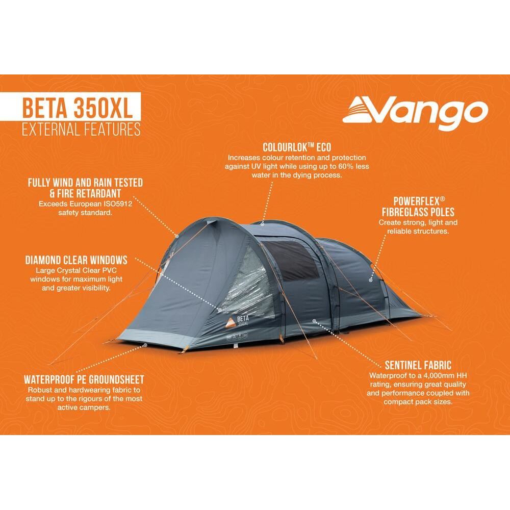 Vango Beta 350XL Tent Deep Blue