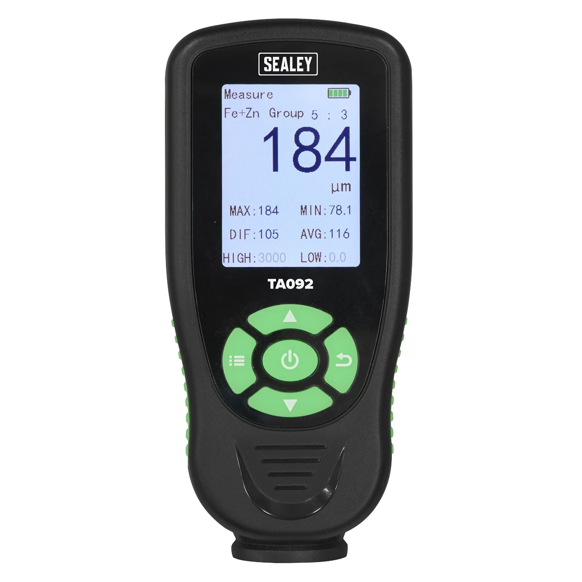 Sealey Rechargeable Paint Thickness Gauge TA092 0-3000µm