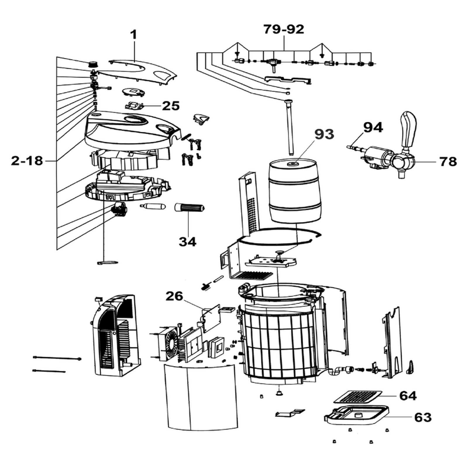 Sealey Beer Tap Assembly DH10076