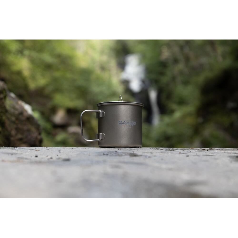 Vango Titanium Single Walled 350ml Mug Titanium