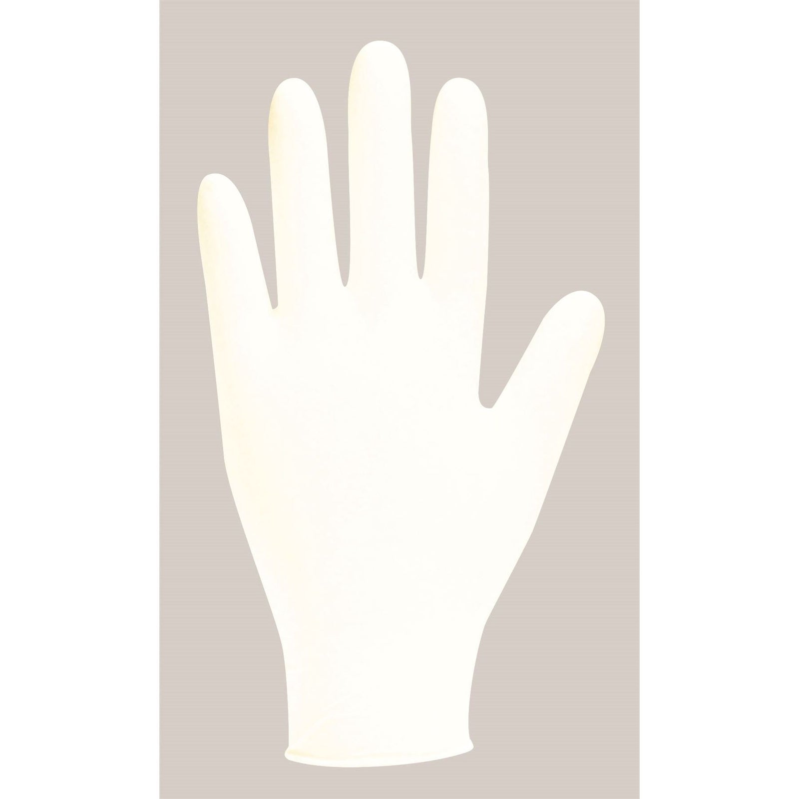 Bodyguards Powder Free White Latex Disposable Gloves Medium Box of 100