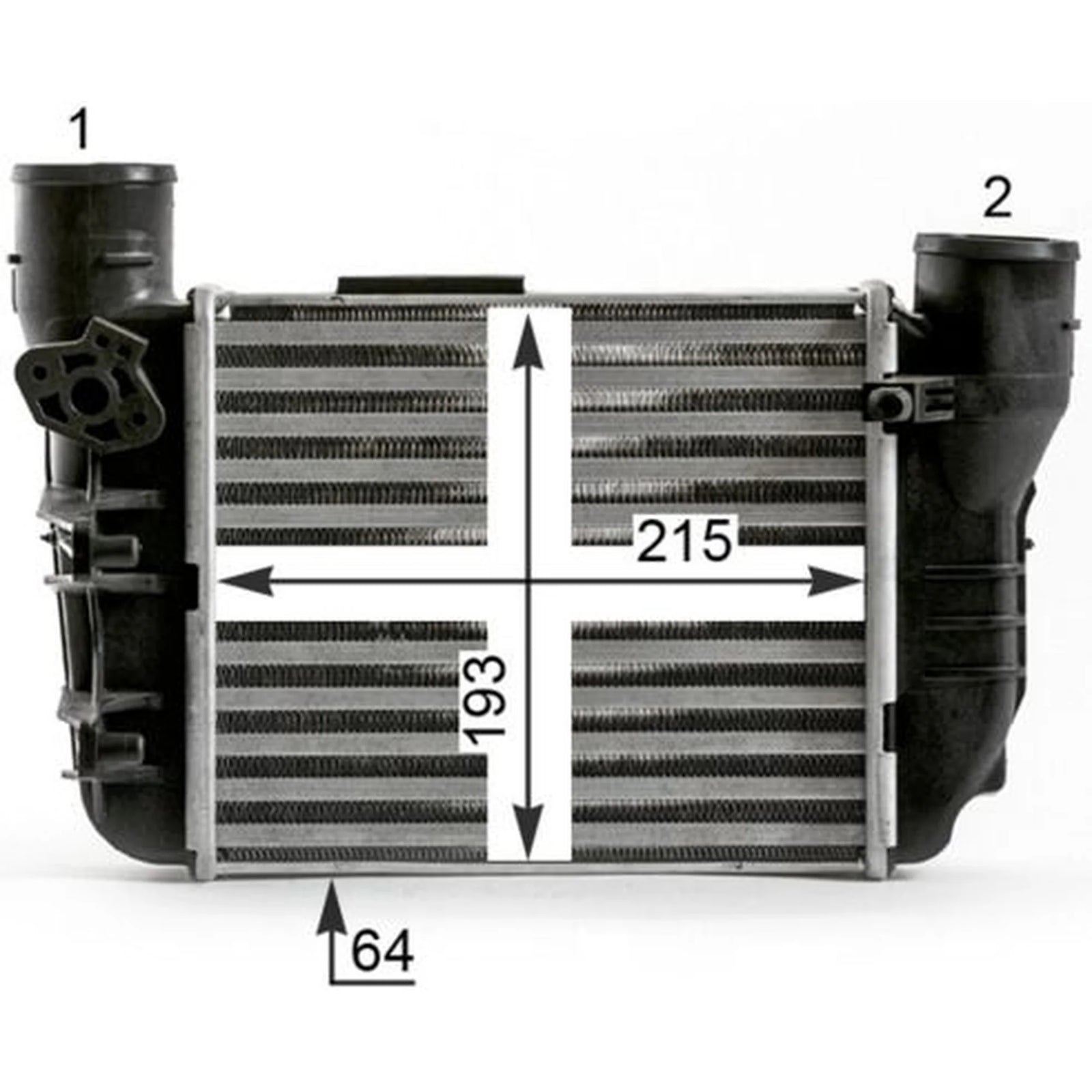Mahle Intercooler (Charge Air Cooler) CI 431 000P
