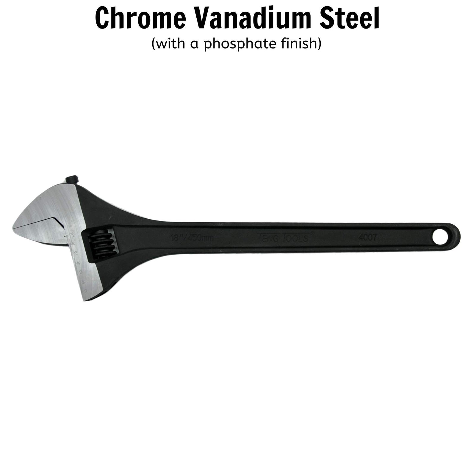 Teng Tools Adjustable Wrench 450mm