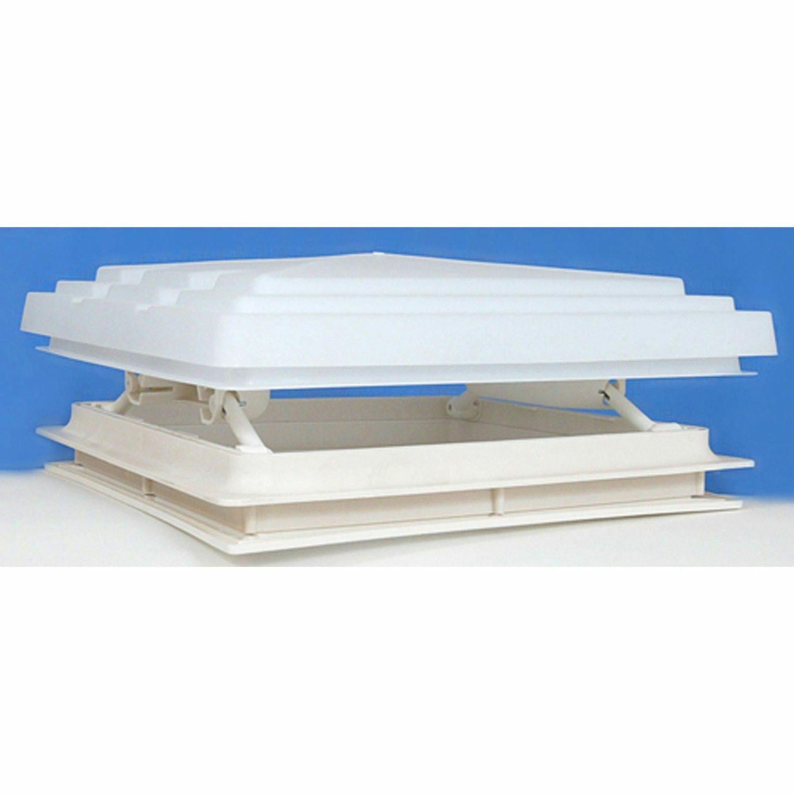 Roof Vent Sky Light Caravan Motorhome 280 x 280mm Flynet White MPK Rooflight