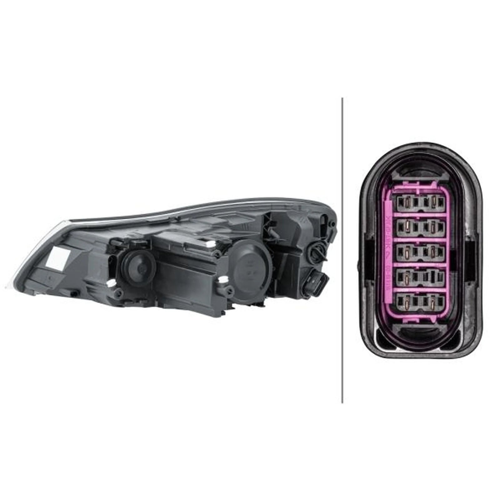 Hella Headlight Headlamp W5W Right 1EL 247 052-261