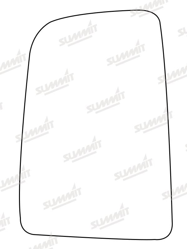 Summit Heated Base Plate With Commercial Mirror Glass fits Merc Benz Sprinter / VW Crafter LHS