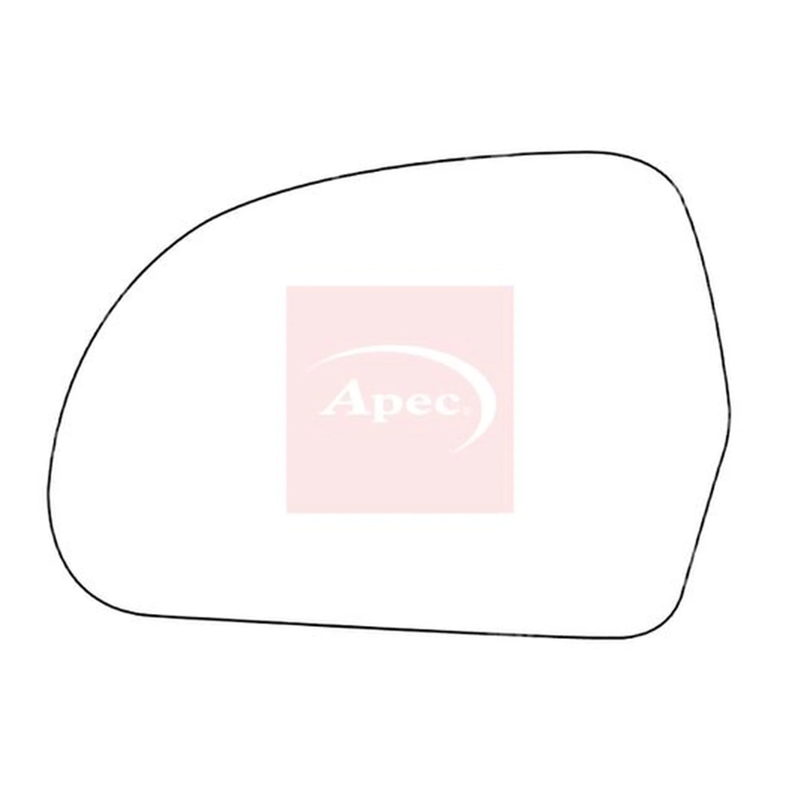 Apec Exterior Wing Mirror Glass Left AMS2087