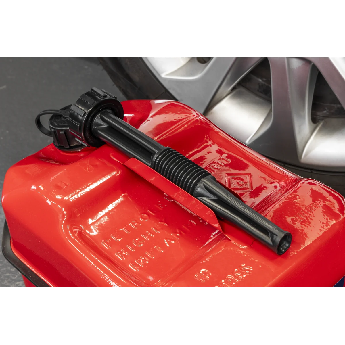 Sealey Jerry Can 10L Red Fuel Container JC10RR