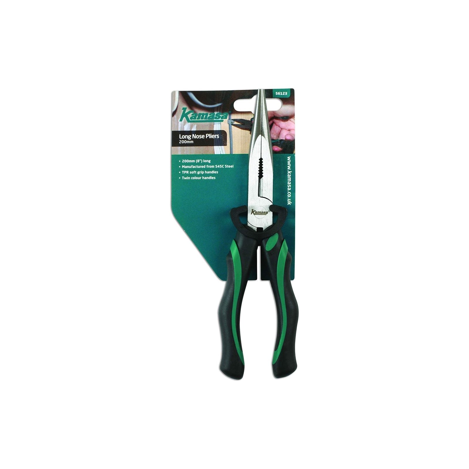 Kamasa Long Nose Pliers 200mm 56123