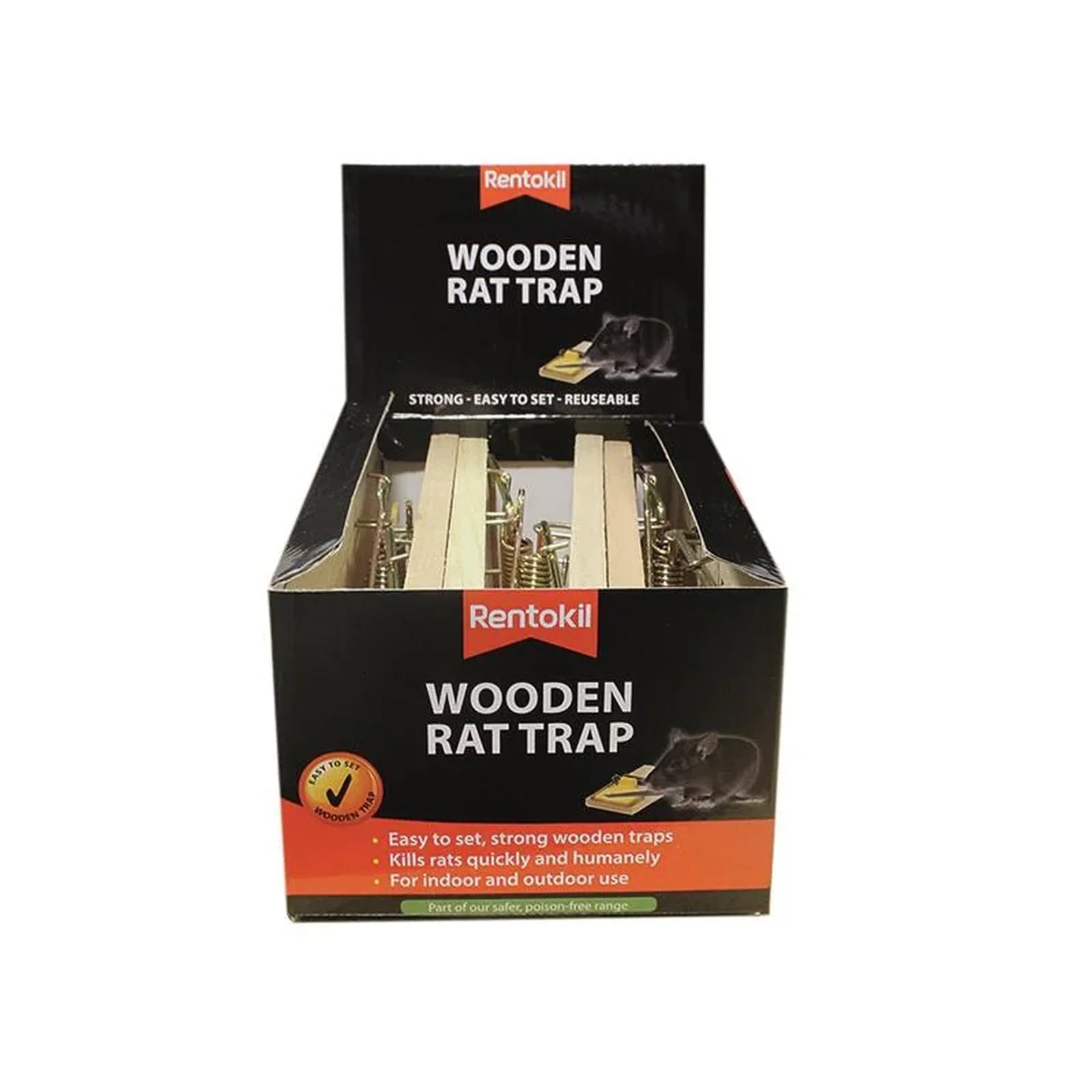 Rentokil Wooden Rat Trap PWL02 - PWL02