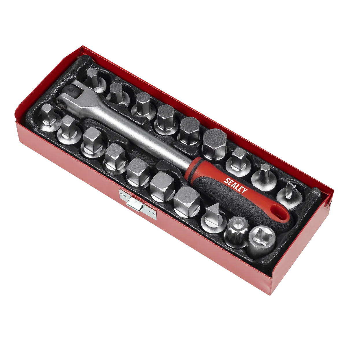 Sealey Oil Drain Plug Key Set 20 Piece 3/8"Sq Drive