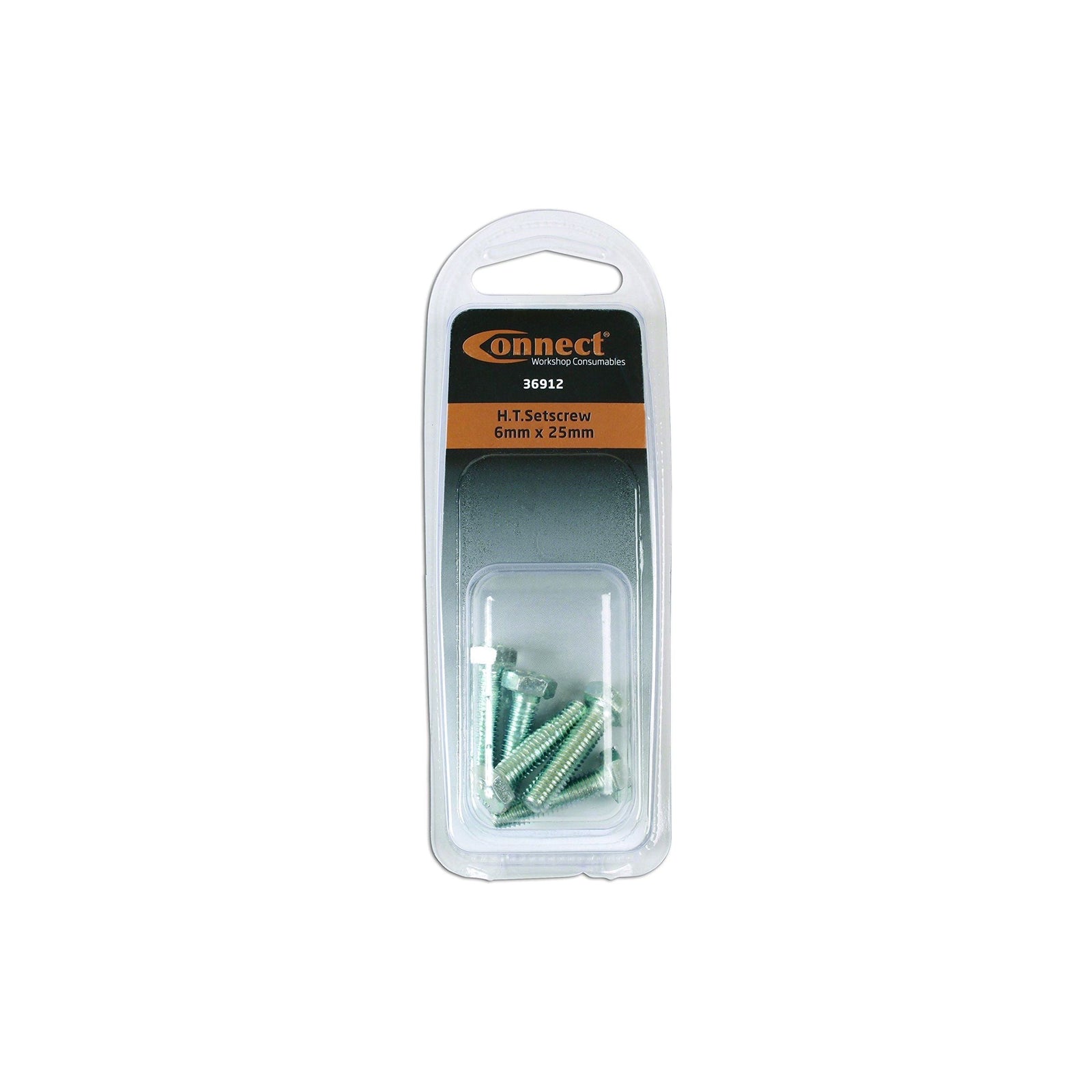 Connect Hi-Tensile Bolts M6 x 1.0 x 25mm 5pc 36912