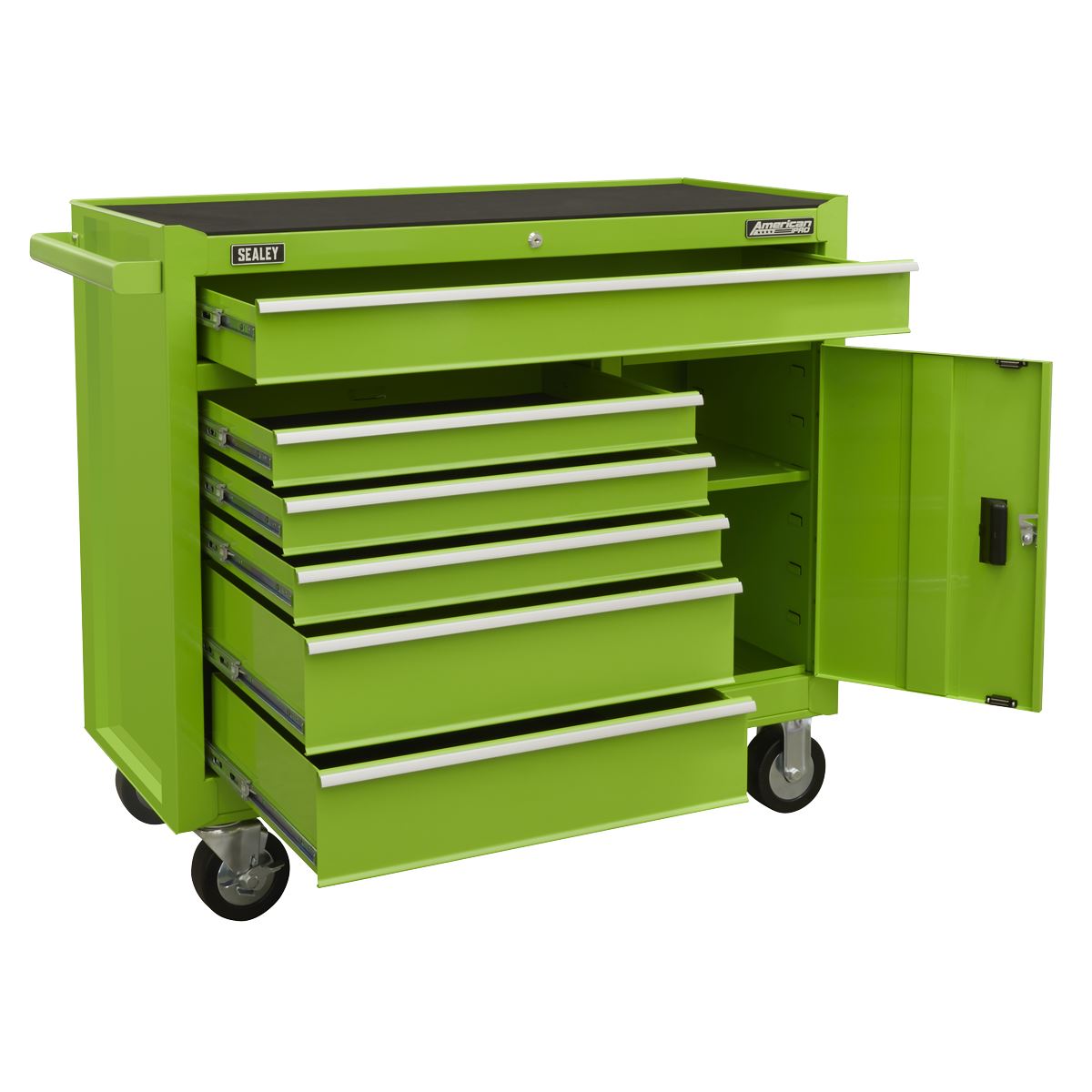 American Pro American PRO Rollcab 6 Drawer - Green AP4106HV