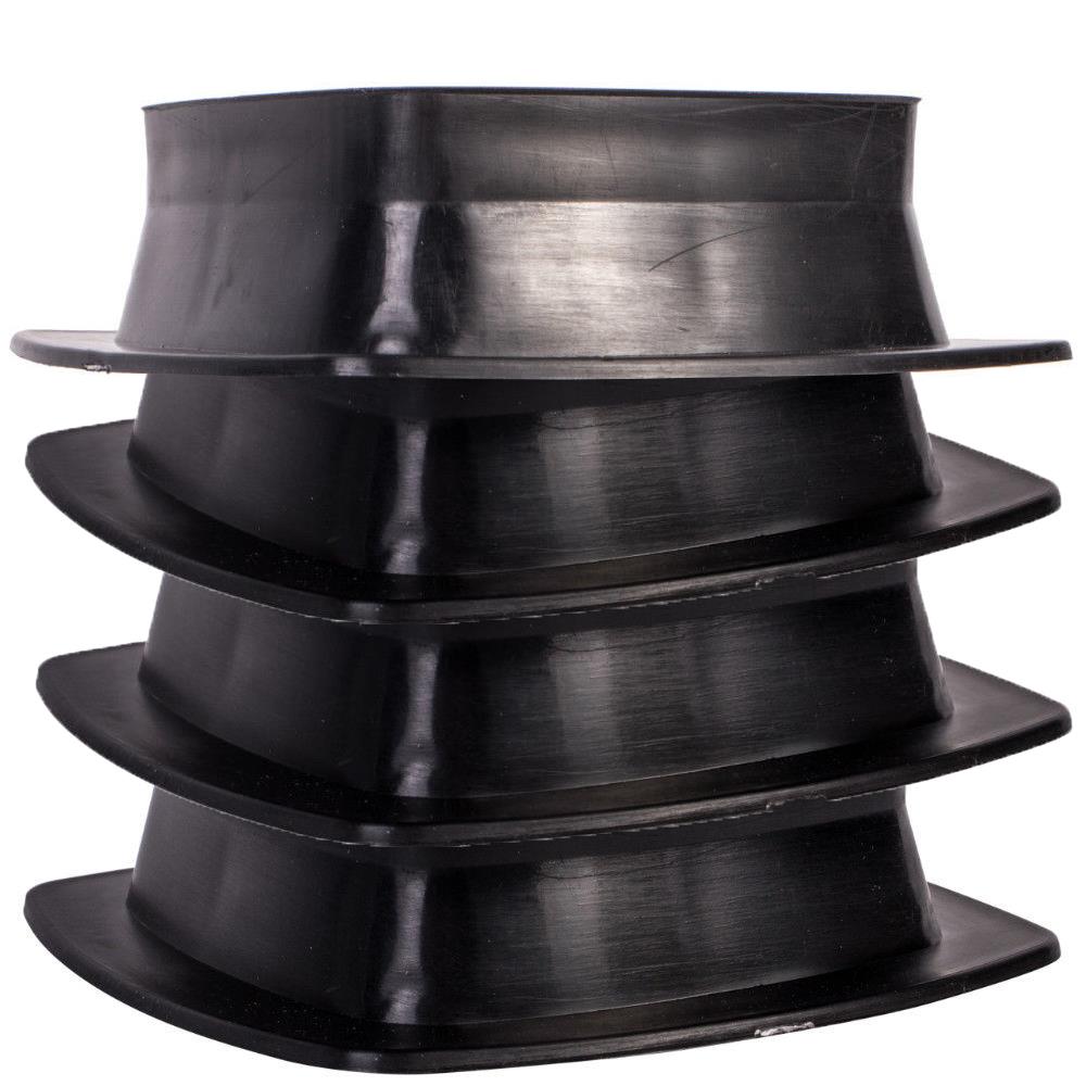 Stak-a-Set 4 Stackable Bases Extend Corner Steady Blocks Jack Up Caravan Trailer