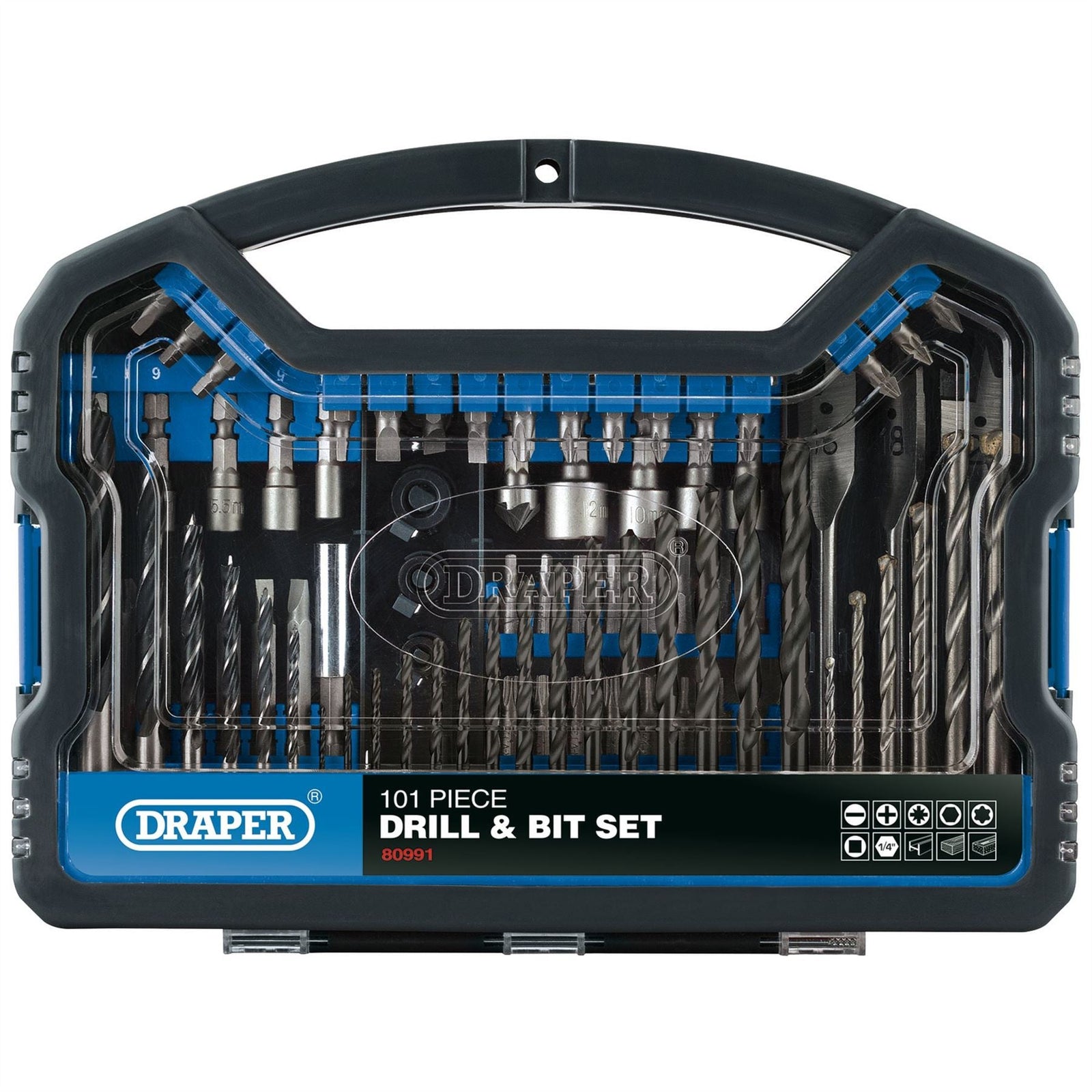 Draper Drill Bit and Accessory Kit (101 Piece) 80991