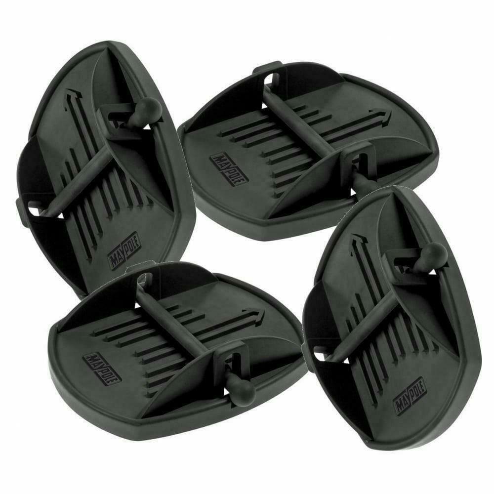 Maypole 4 x Universal Caravan Jack Pads Set Wheel Foot Leg Support Stop Leveller
