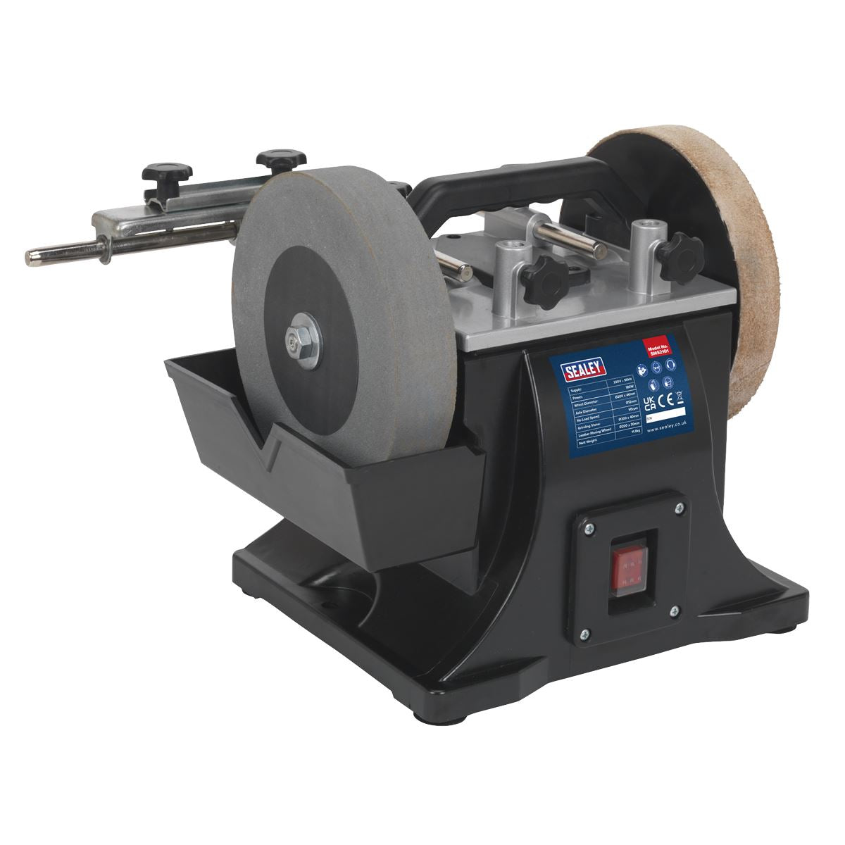 Sealey Sharpener200mm with Honing Wheel SMS2101