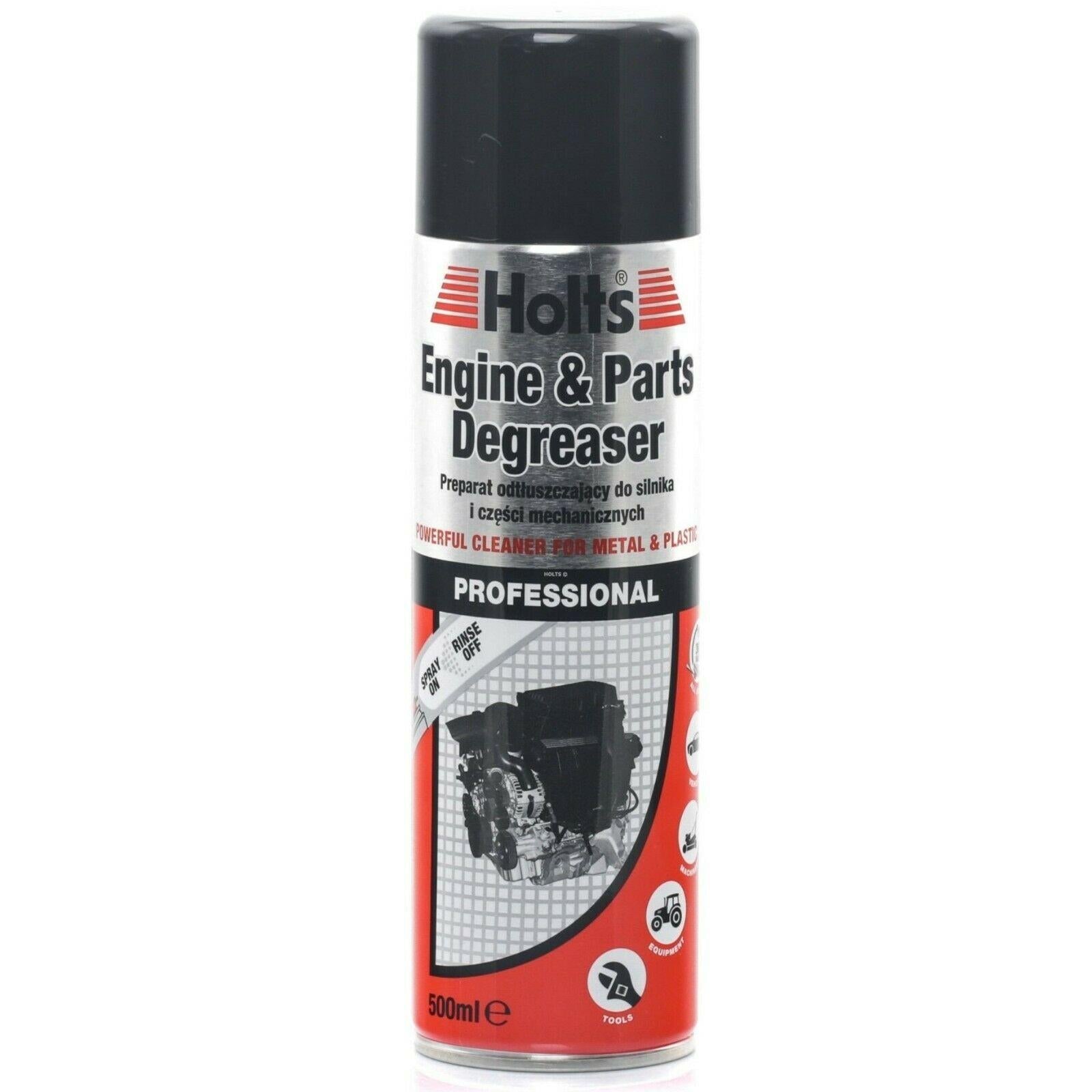 2 x Holts Engine & Parts Degreaser Spray Cleaner Car Grease Dirt Remover 500ml
