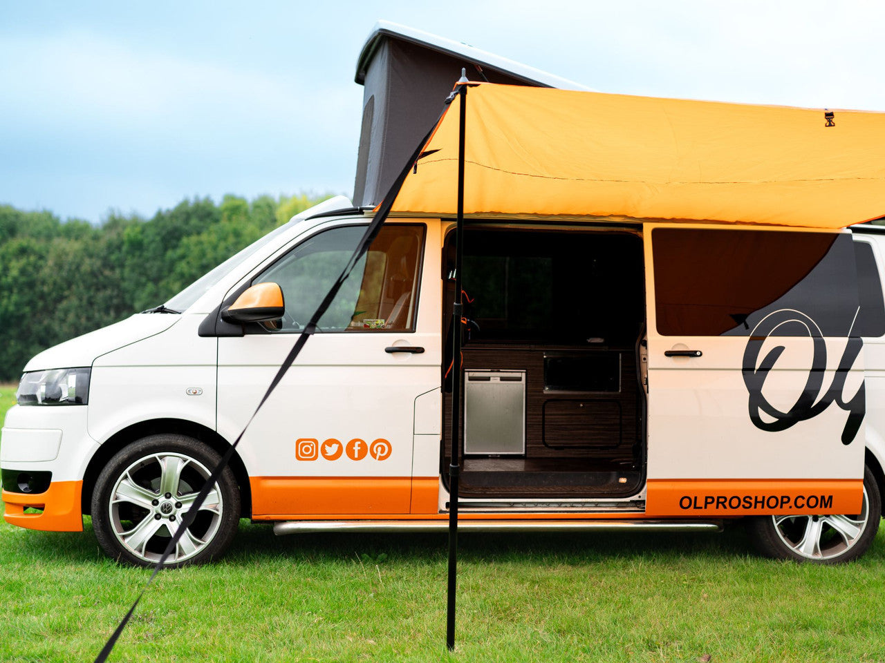 Olpro Rectangle Canopy/Shade (Orange l)