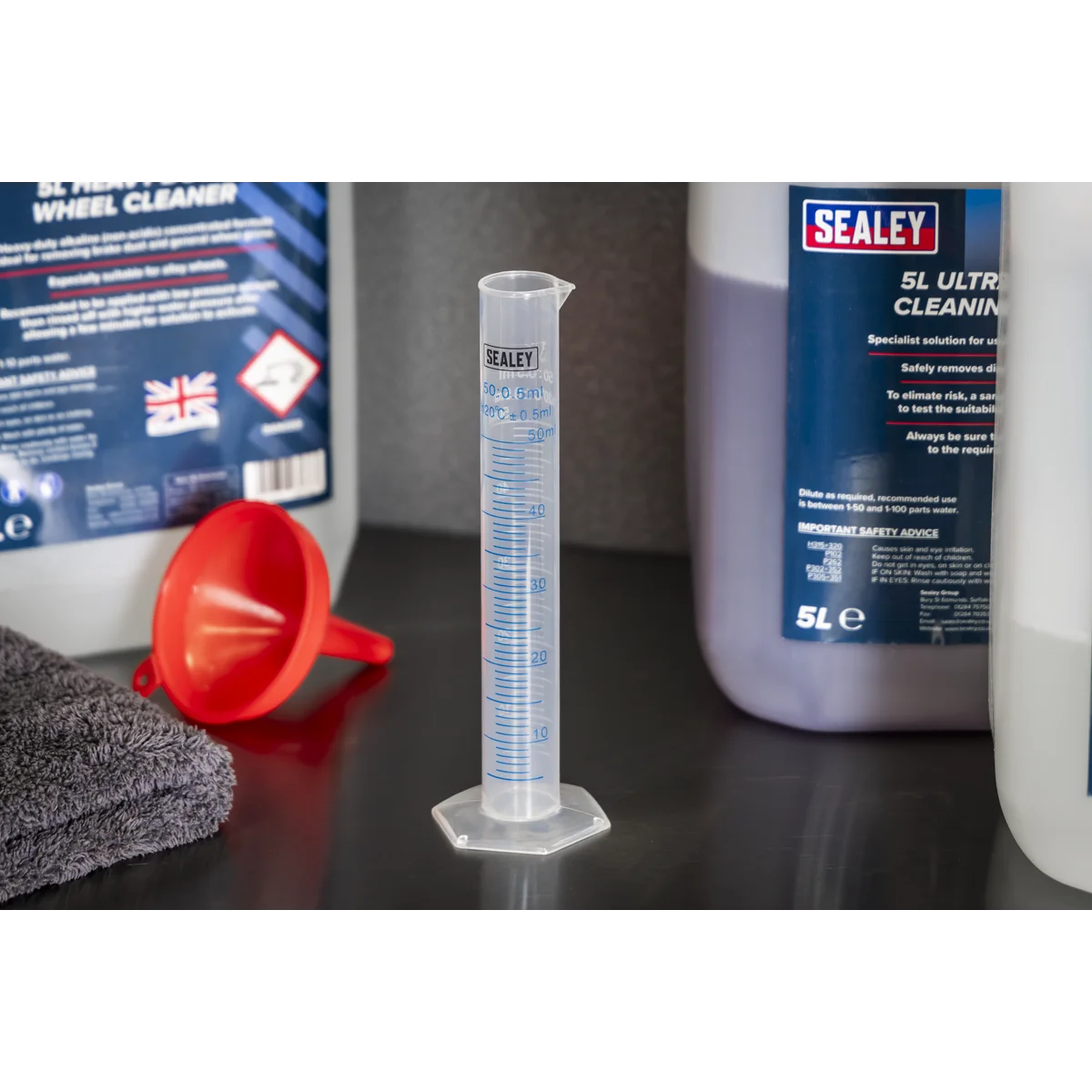 Sealey Graduated Measuring Cylinder Set 5 Piece