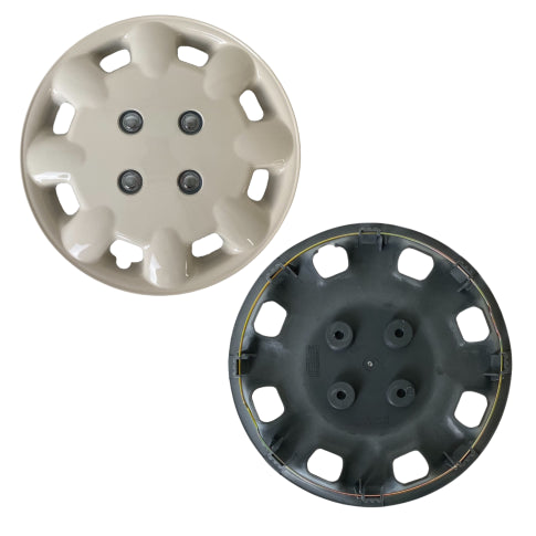 Milenco 333M Magnolia 13" Wheel Trims (Pair) – Caravan Wheel Covers as Used by Bailey
